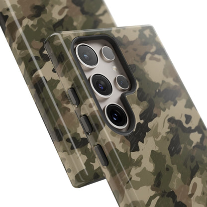 Classic Light Brown Camouflage – Premium Samsung Galaxy Case, Rugged and Stylish - BOGO Cases