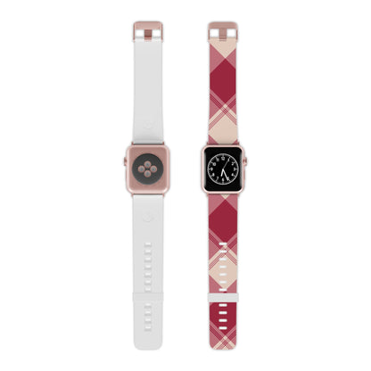 Classic Red Plaid  Apple Watch Band - BOGO Cases