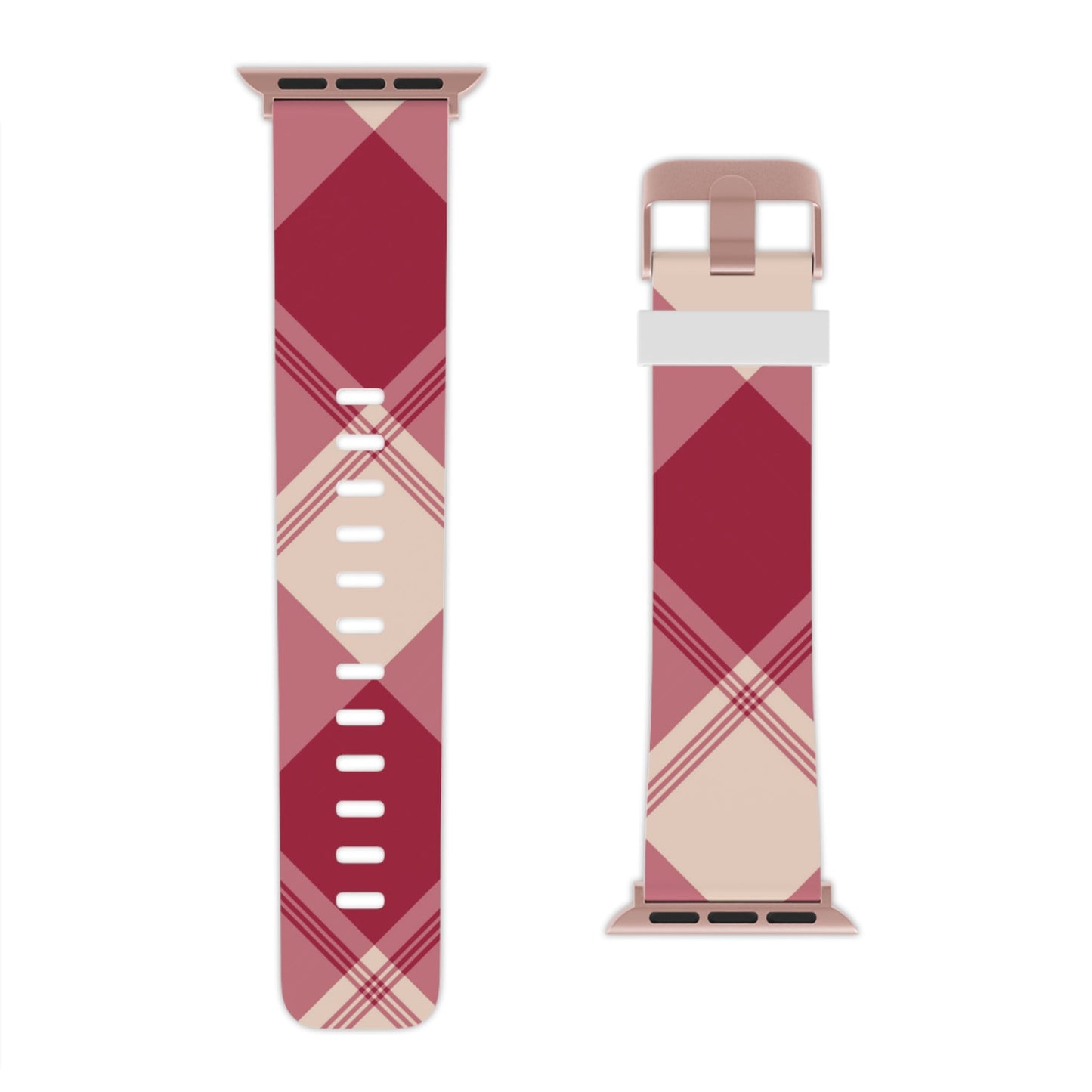 Classic Red Plaid  Apple Watch Band - BOGO Cases