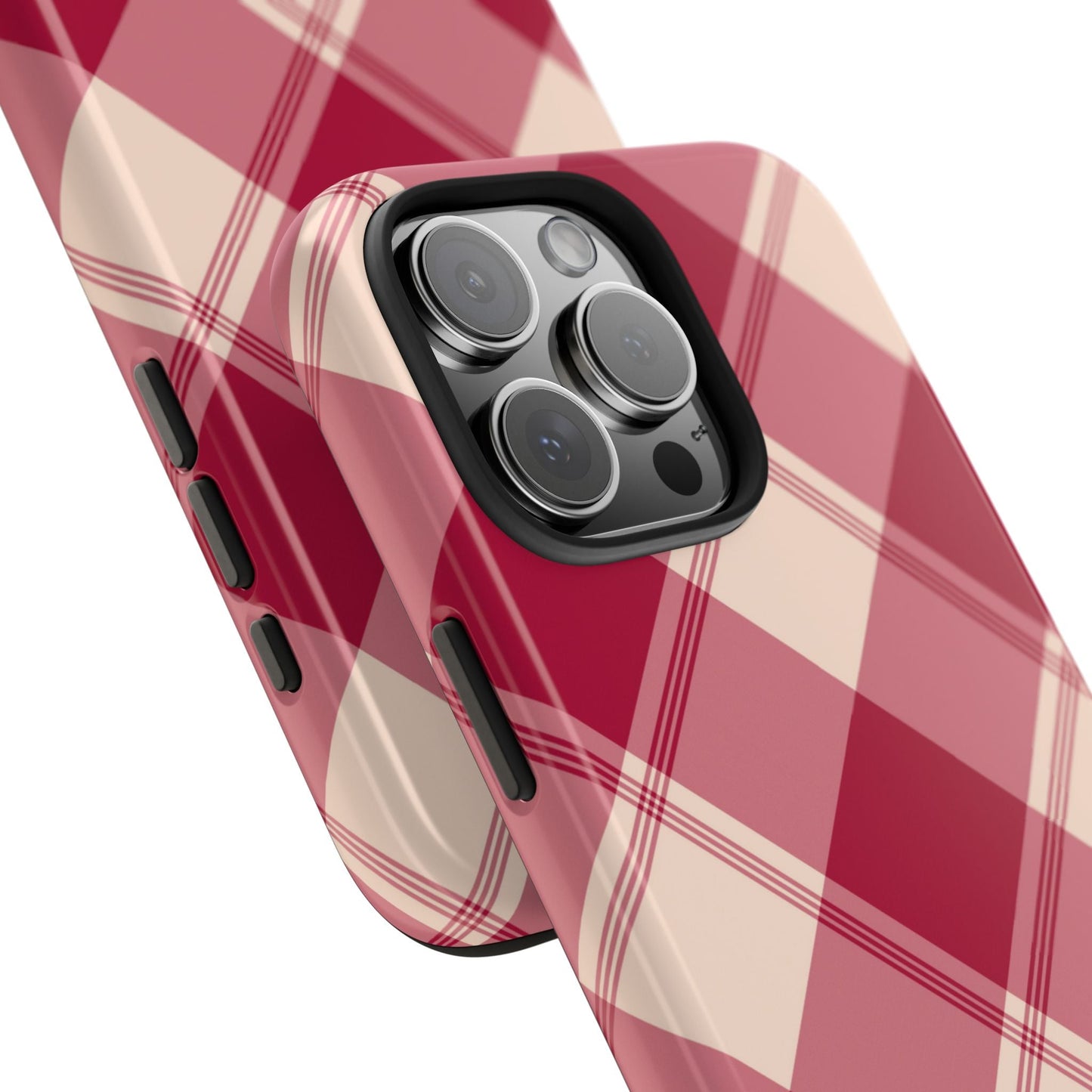 Classic Red Plaid iPhone Case – Cozy and Durable - BOGO Cases