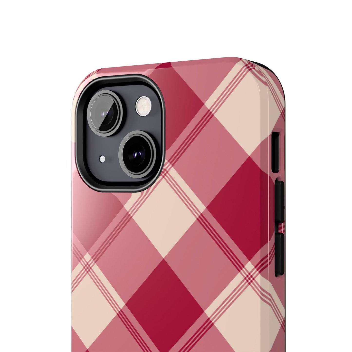 Classic Red Plaid iPhone Case – Cozy and Durable - BOGO Cases