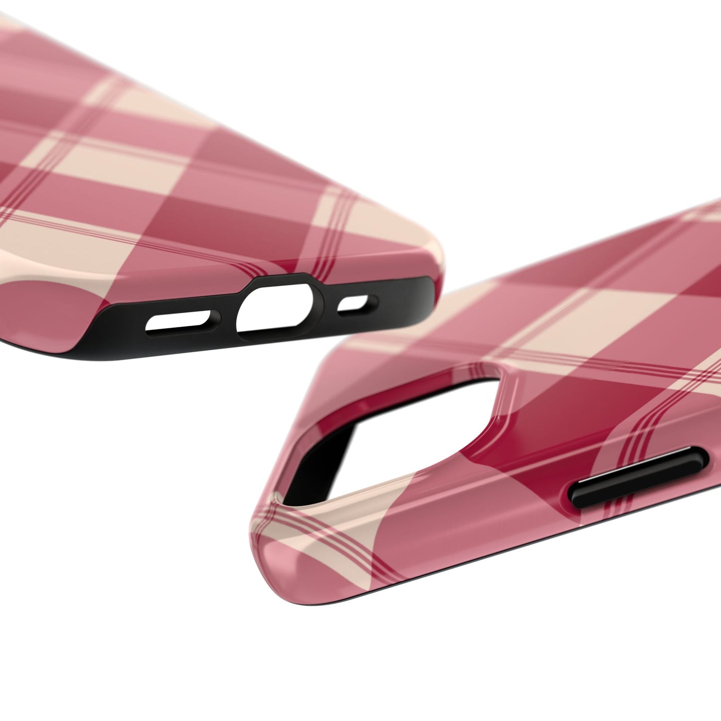Classic Red Plaid iPhone Case – Cozy and Durable - BOGO Cases