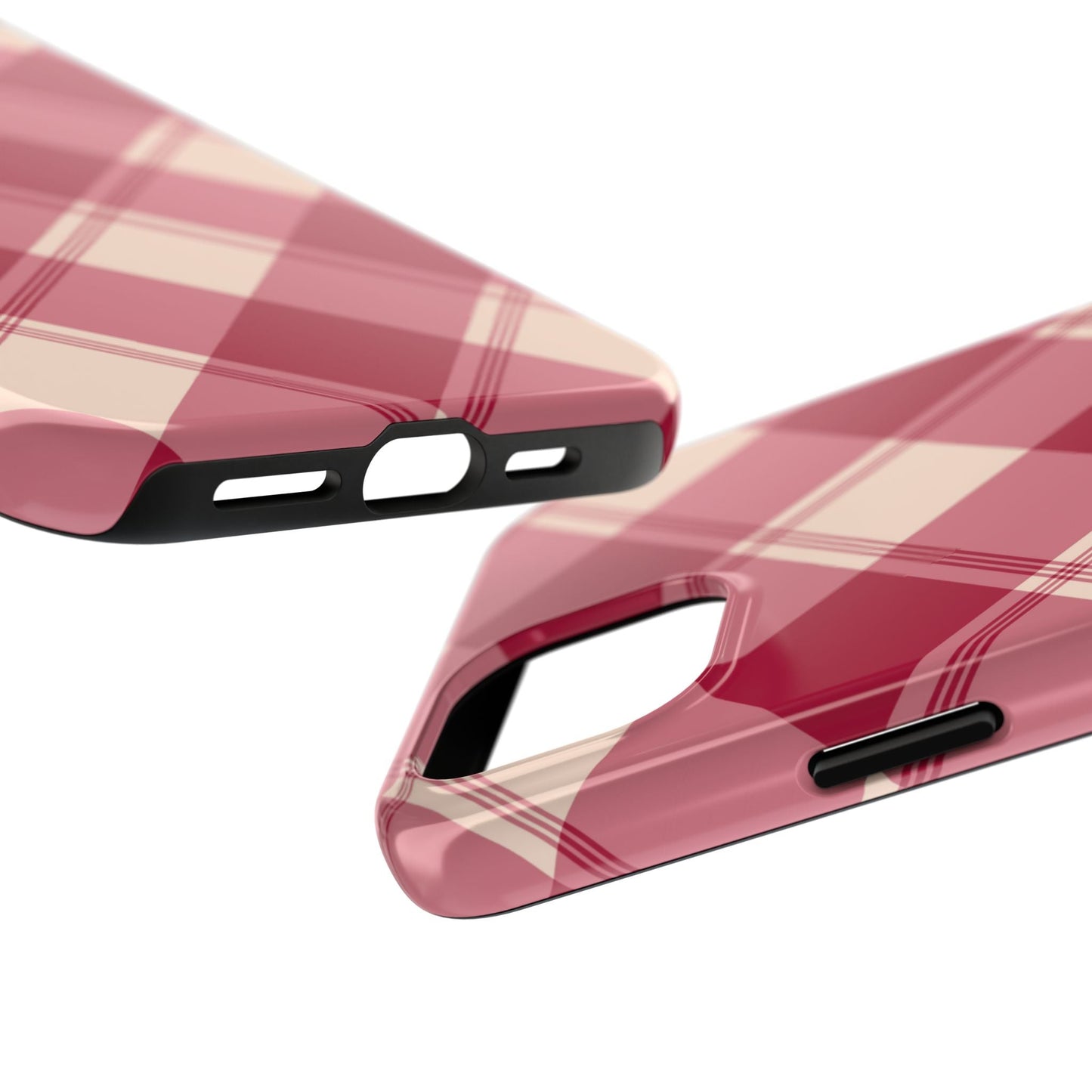 Classic Red Plaid iPhone Case – Cozy and Durable - BOGO Cases