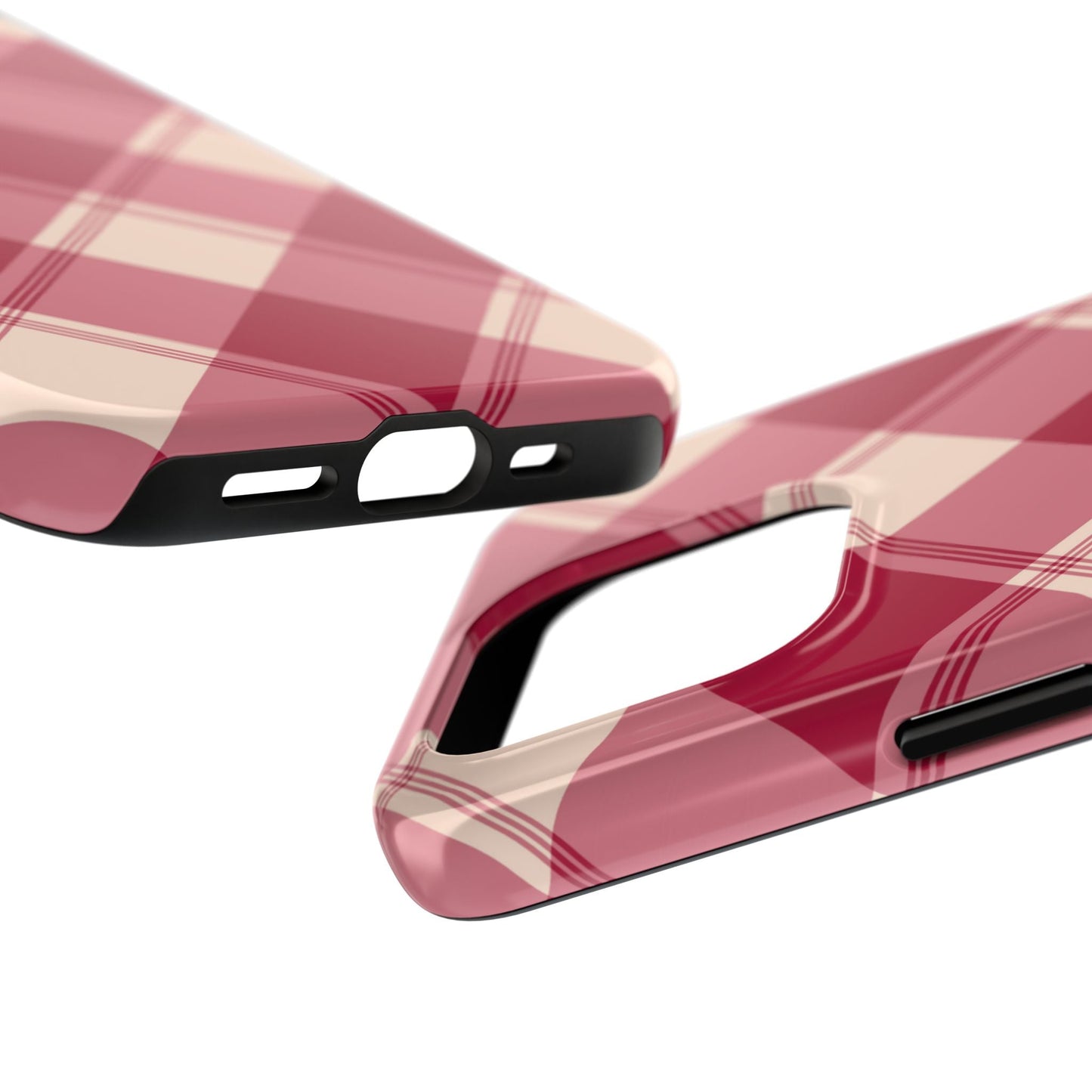 Classic Red Plaid iPhone Case – Cozy and Durable - BOGO Cases