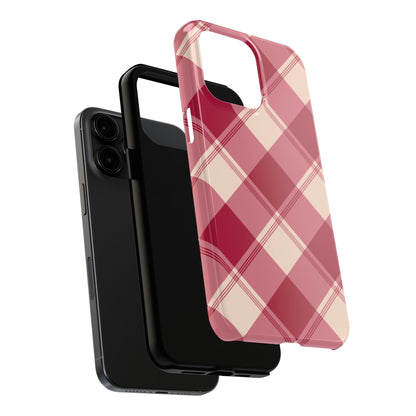 Classic Red Plaid iPhone Case – Cozy and Durable - BOGO Cases