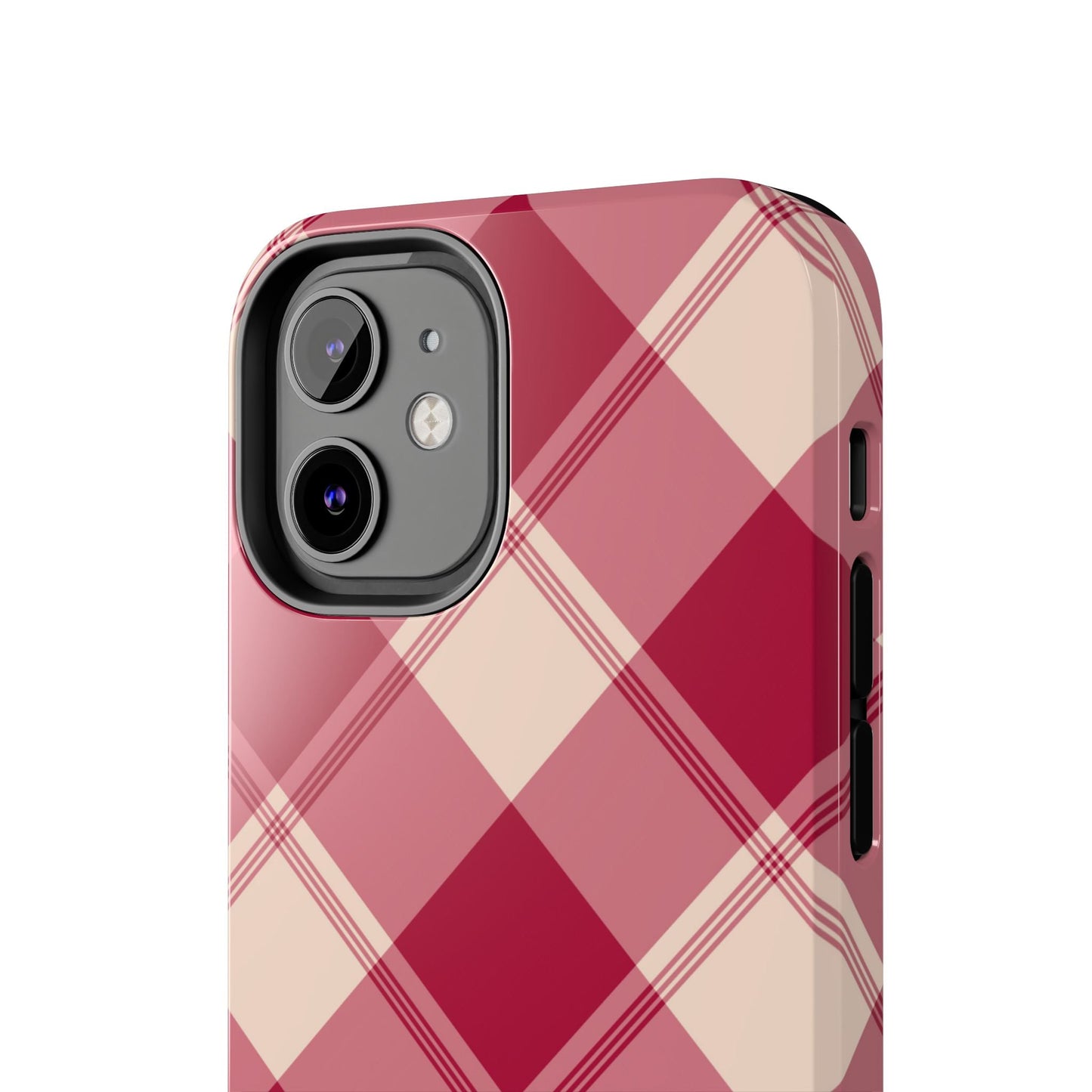 Classic Red Plaid iPhone Case – Cozy and Durable - BOGO Cases