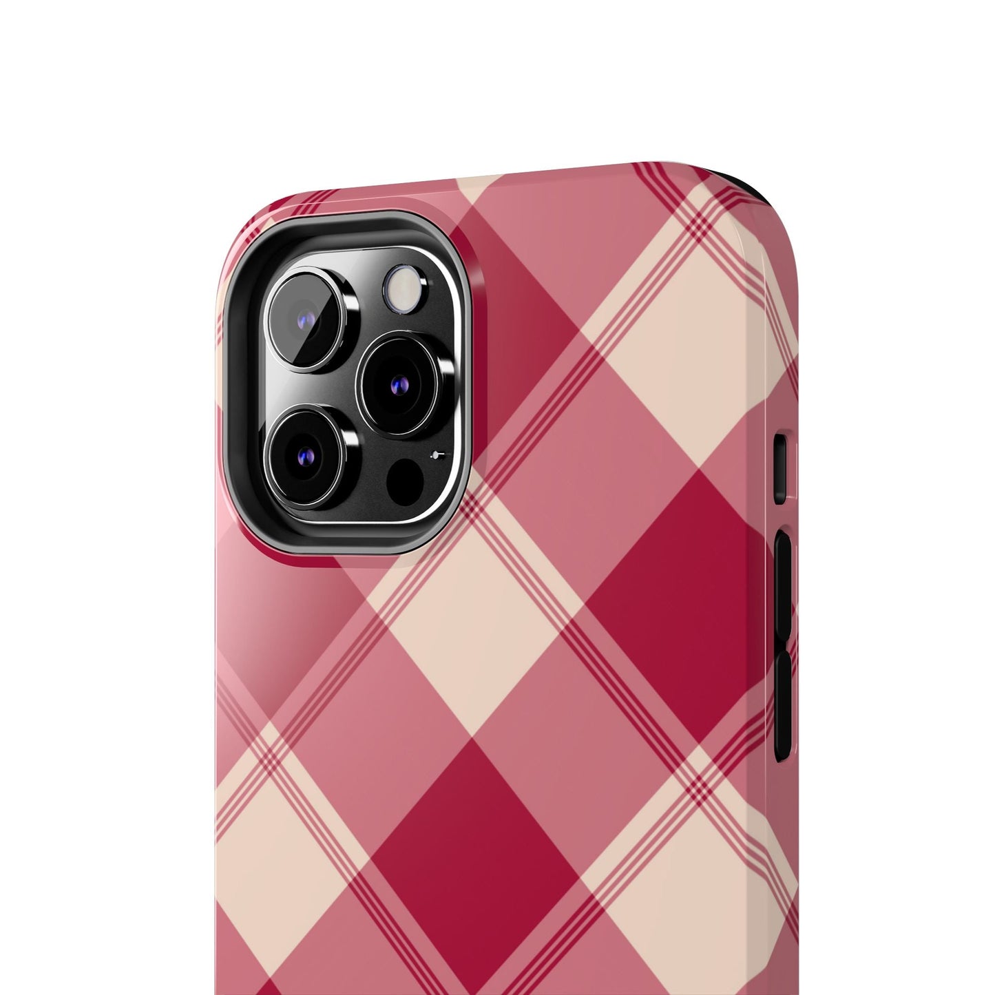 Classic Red Plaid iPhone Case – Cozy and Durable - BOGO Cases