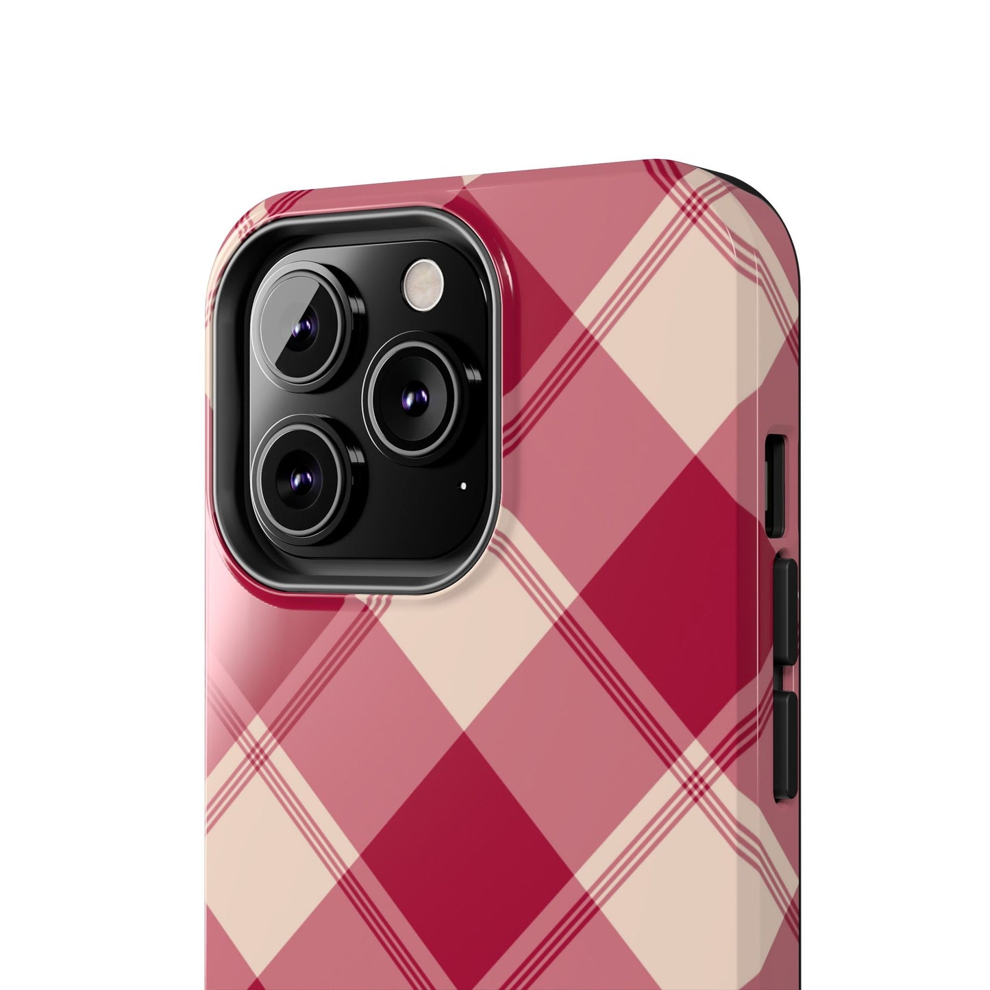 Classic Red Plaid iPhone Case – Cozy and Durable - BOGO Cases