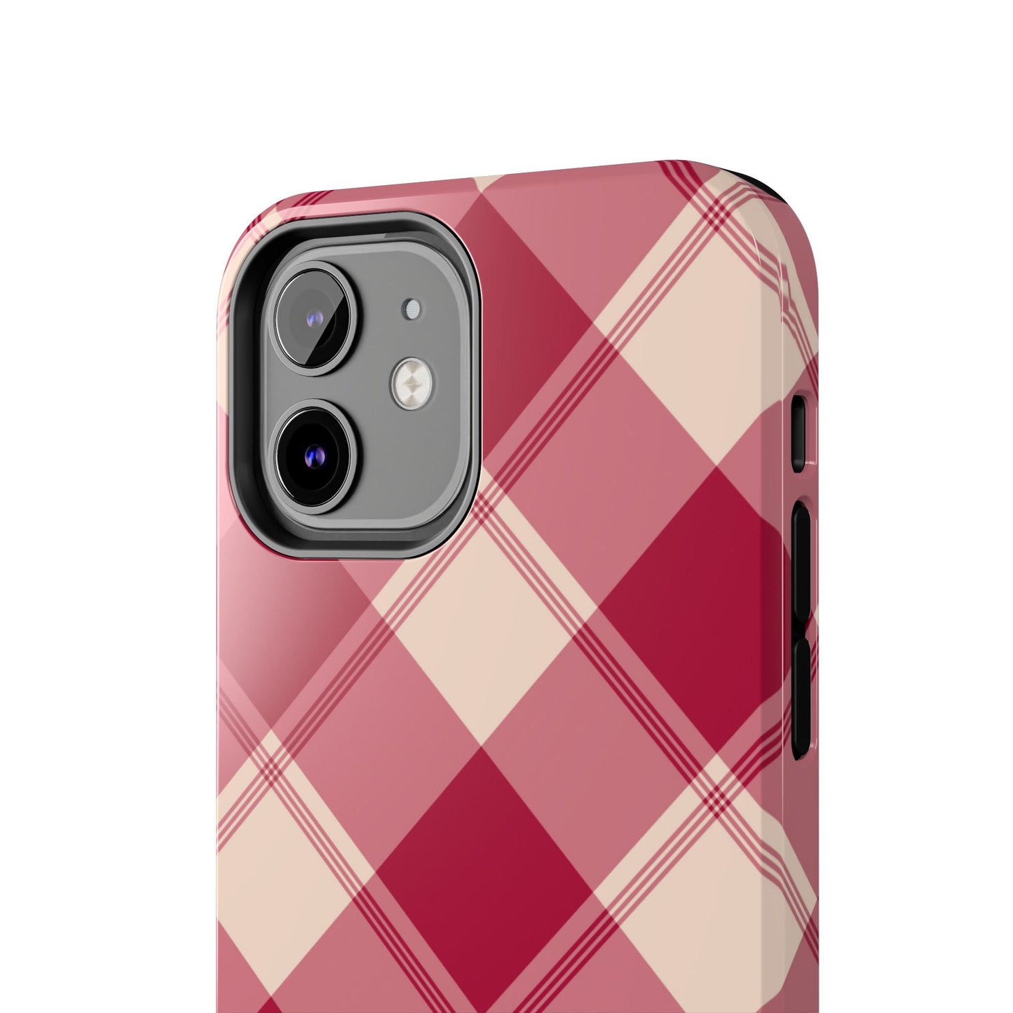 Classic Red Plaid iPhone Case – Cozy and Durable - BOGO Cases