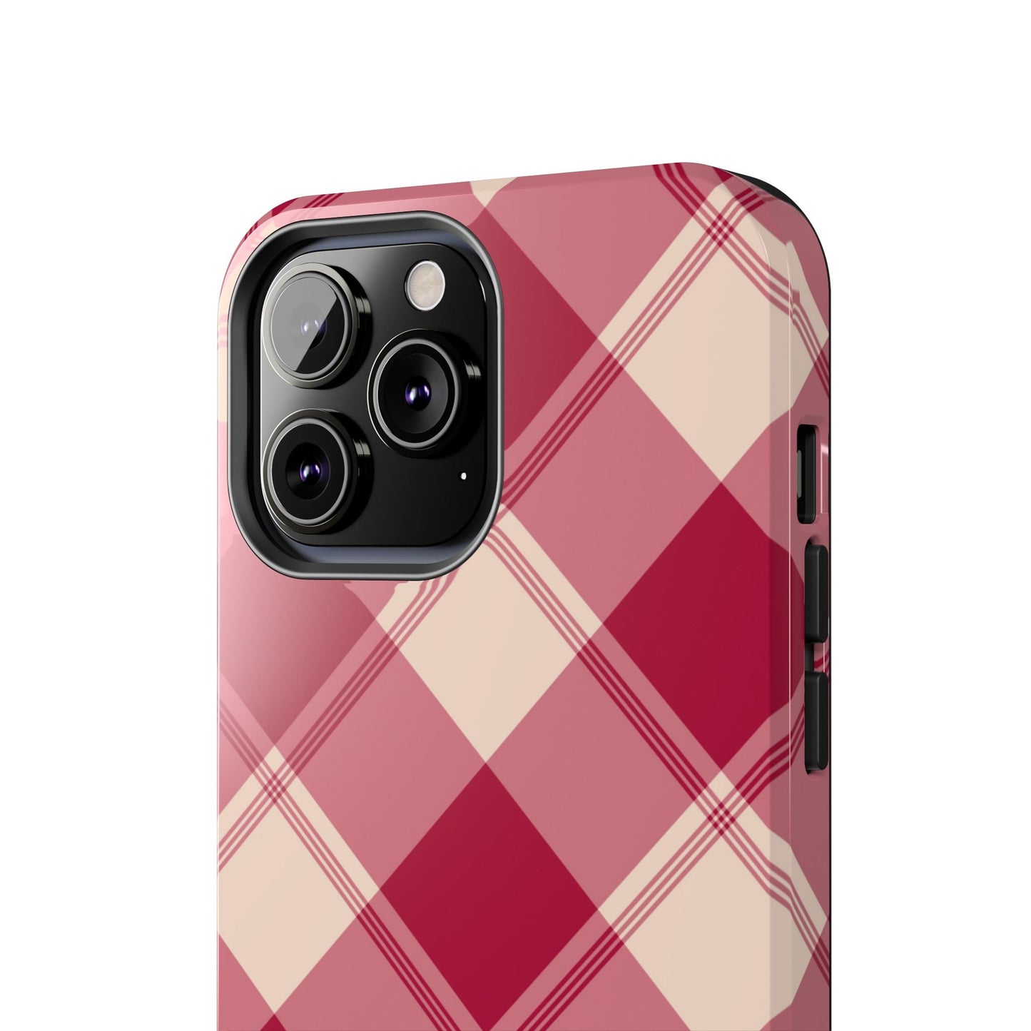 Classic Red Plaid iPhone Case – Cozy and Durable - BOGO Cases