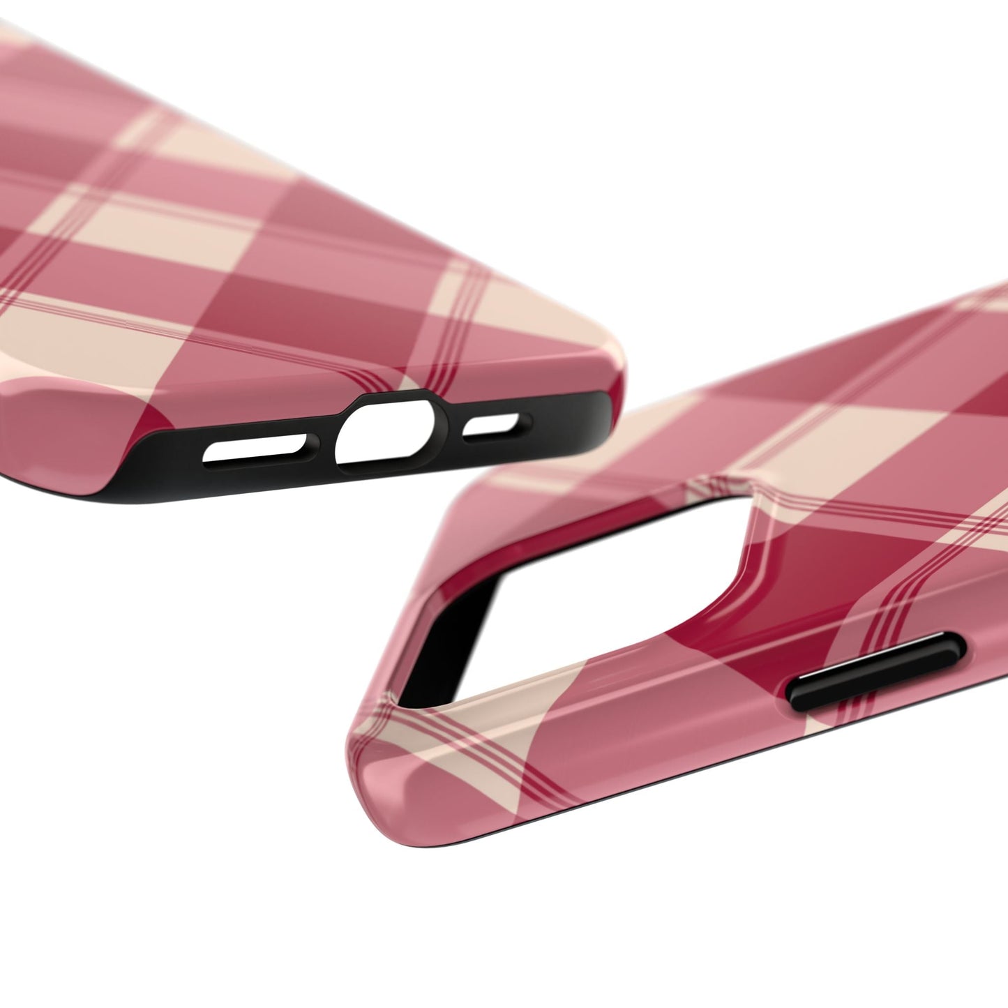 Classic Red Plaid iPhone Case – Cozy and Durable - BOGO Cases