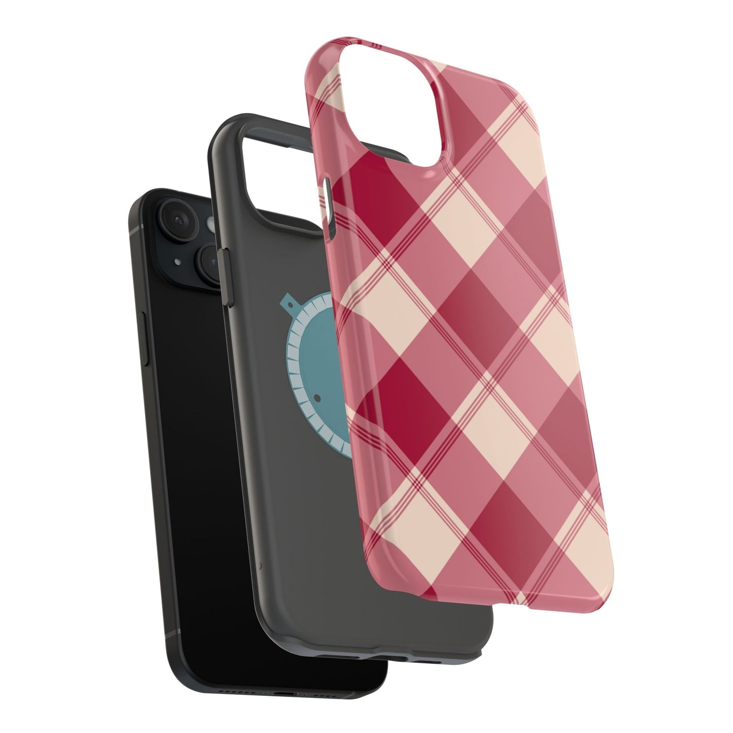 Classic Red Plaid MagSafe iPhone Case - BOGO Cases