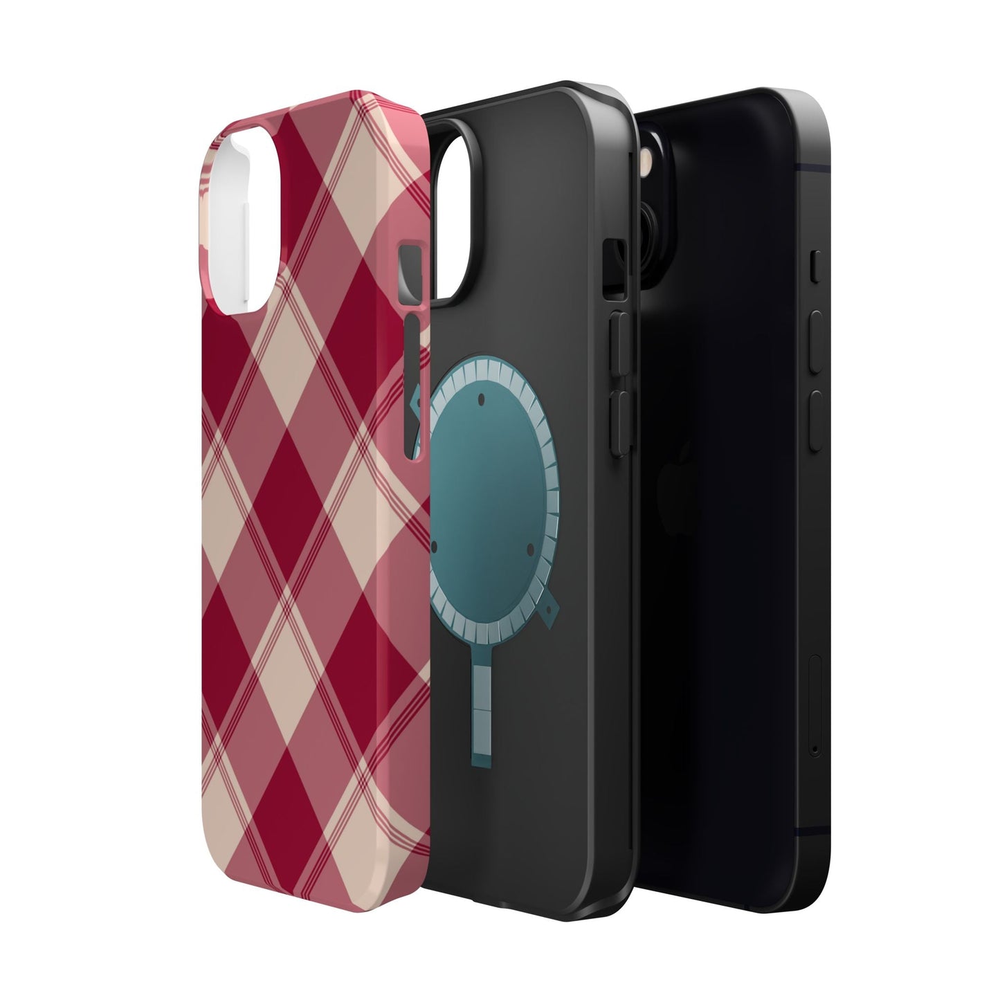 Classic Red Plaid MagSafe iPhone Case - BOGO Cases