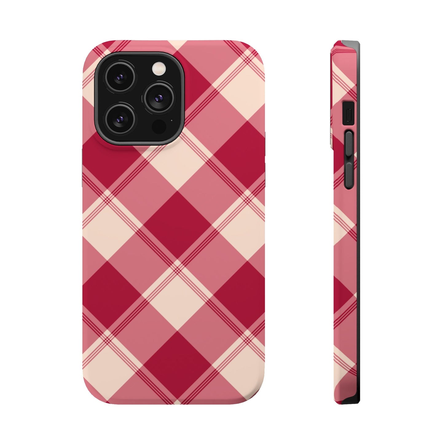 Classic Red Plaid MagSafe iPhone Case - BOGO Cases