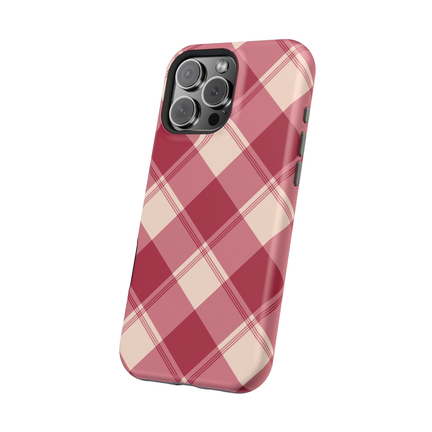 Classic Red Plaid MagSafe iPhone Case - BOGO Cases