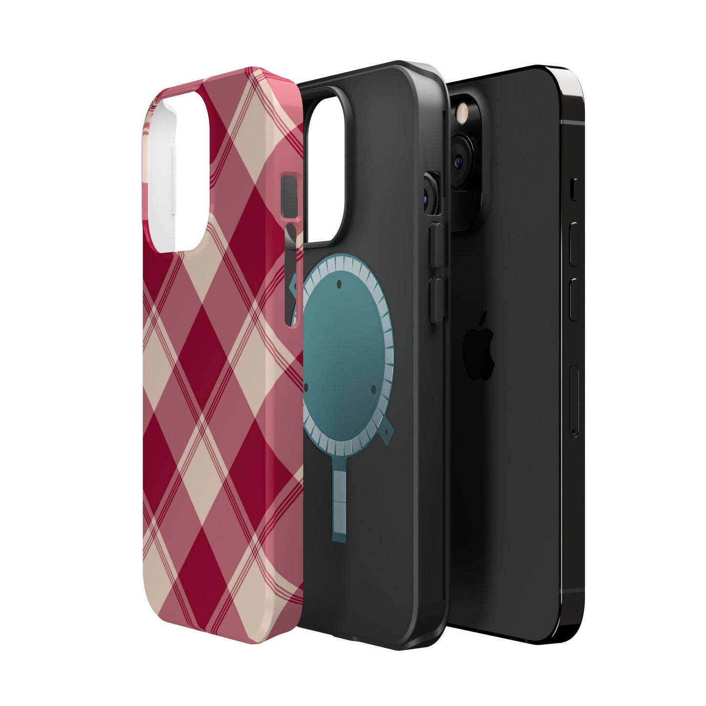 Classic Red Plaid MagSafe iPhone Case - BOGO Cases