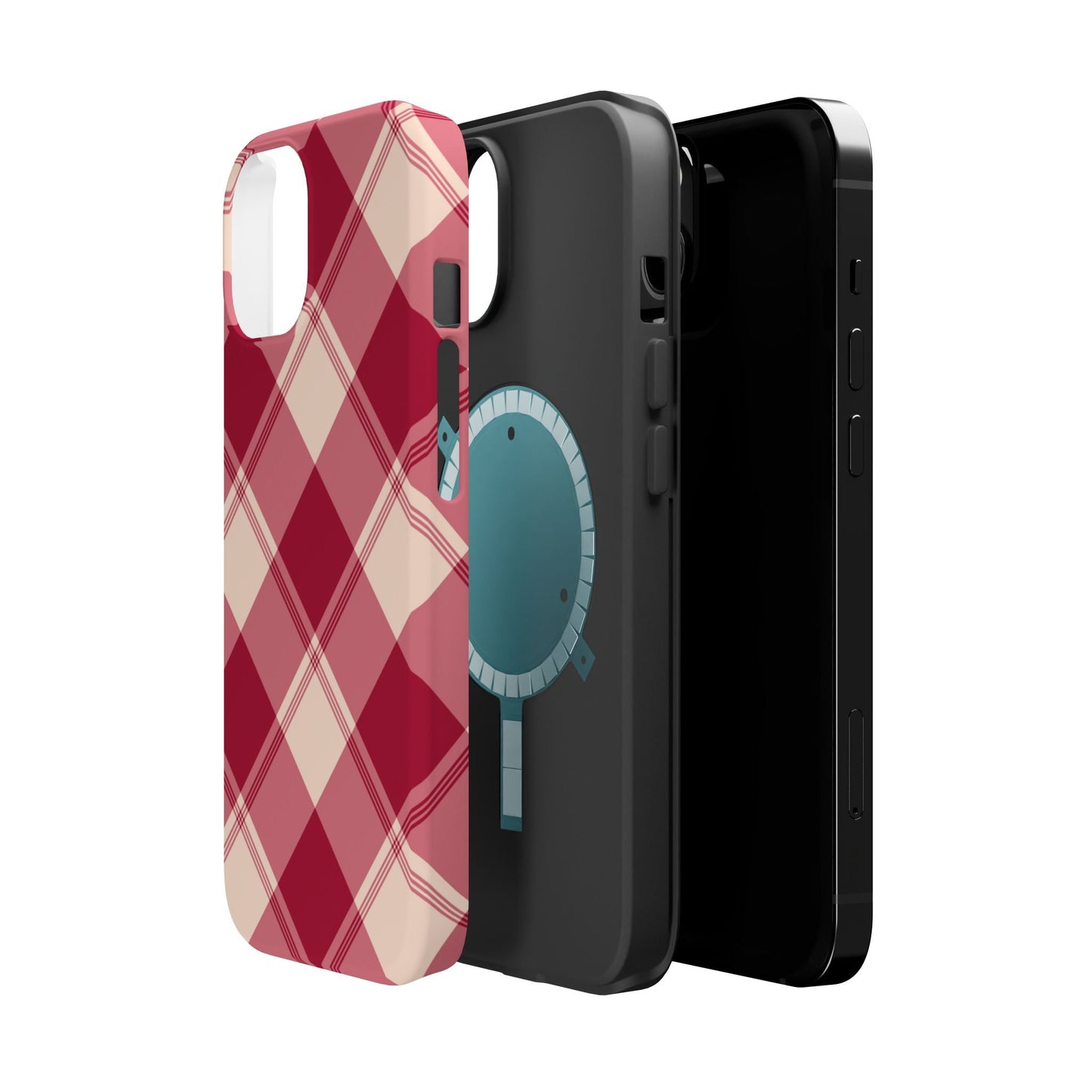 Classic Red Plaid MagSafe iPhone Case - BOGO Cases