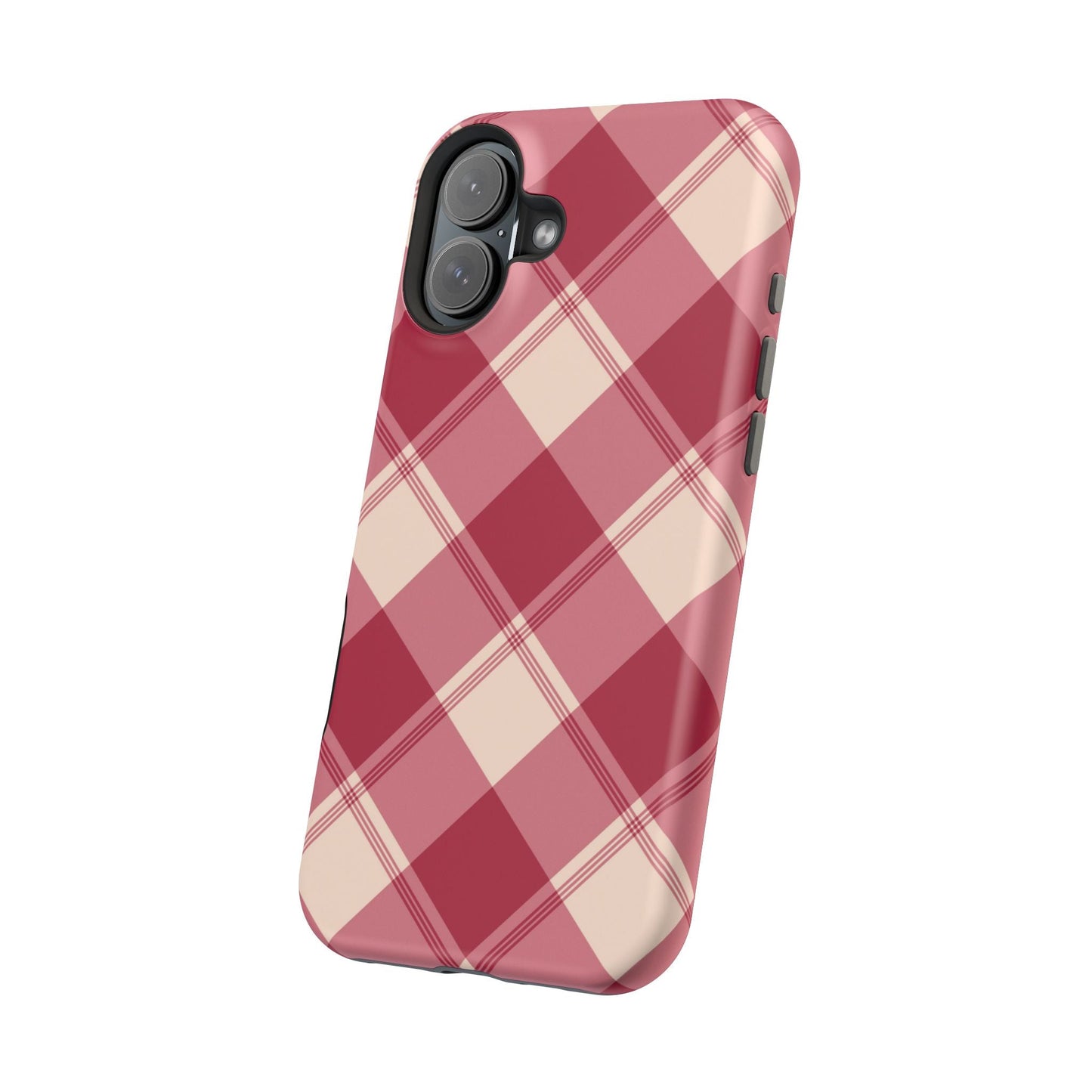 Classic Red Plaid MagSafe iPhone Case - BOGO Cases