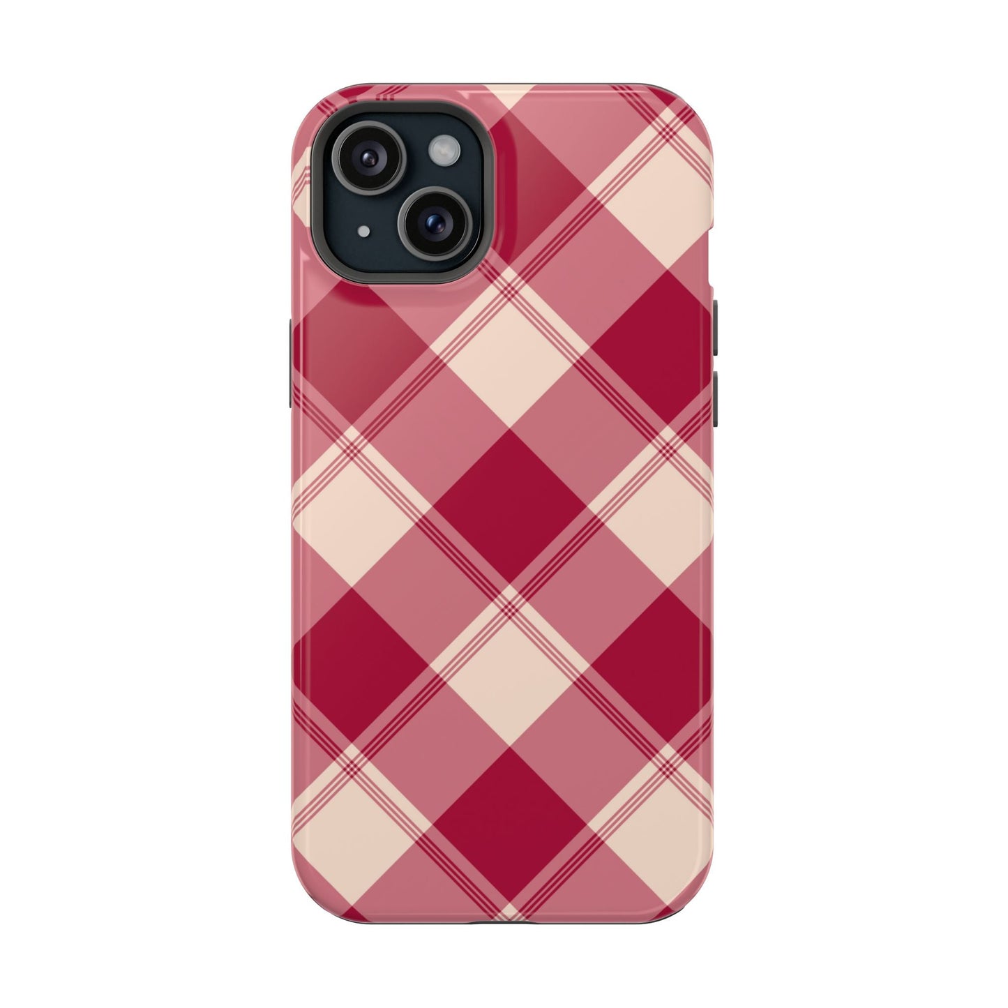 Classic Red Plaid MagSafe iPhone Case - BOGO Cases