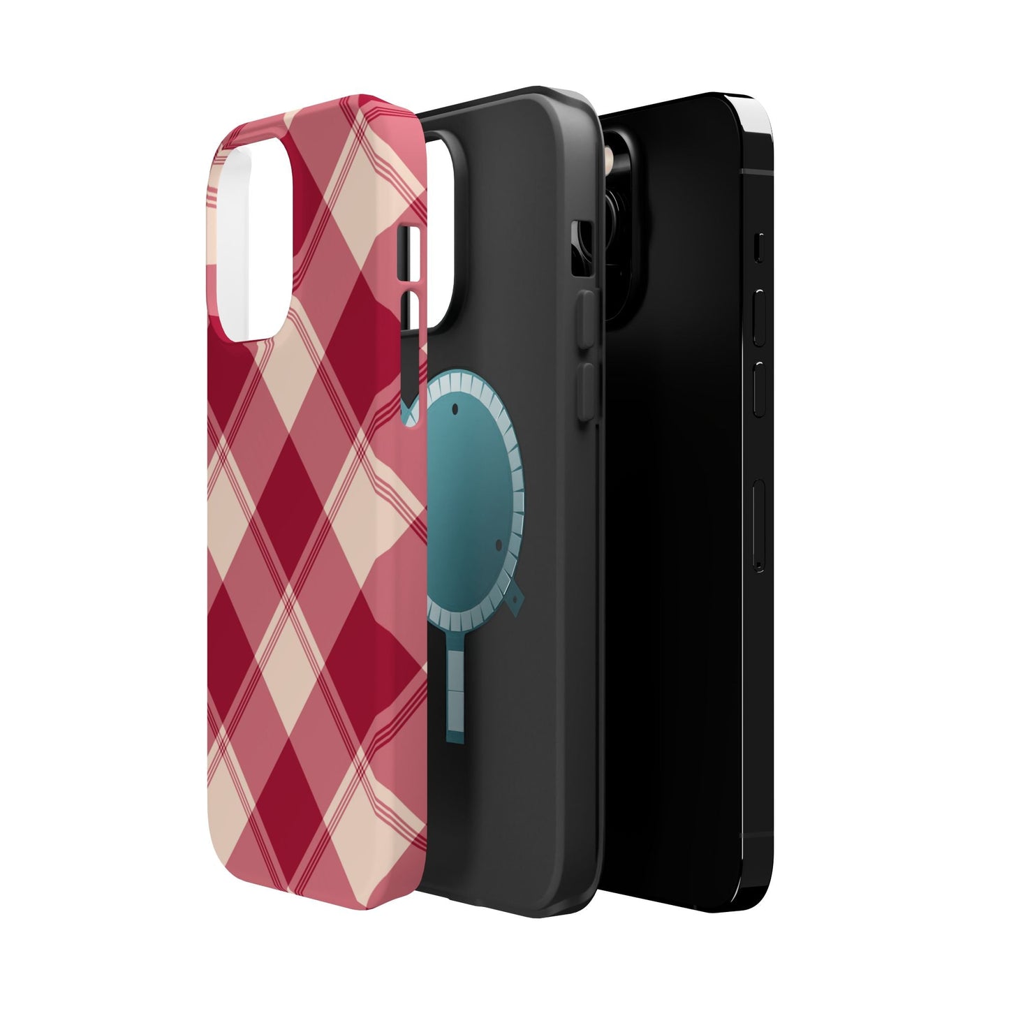Classic Red Plaid MagSafe iPhone Case - BOGO Cases