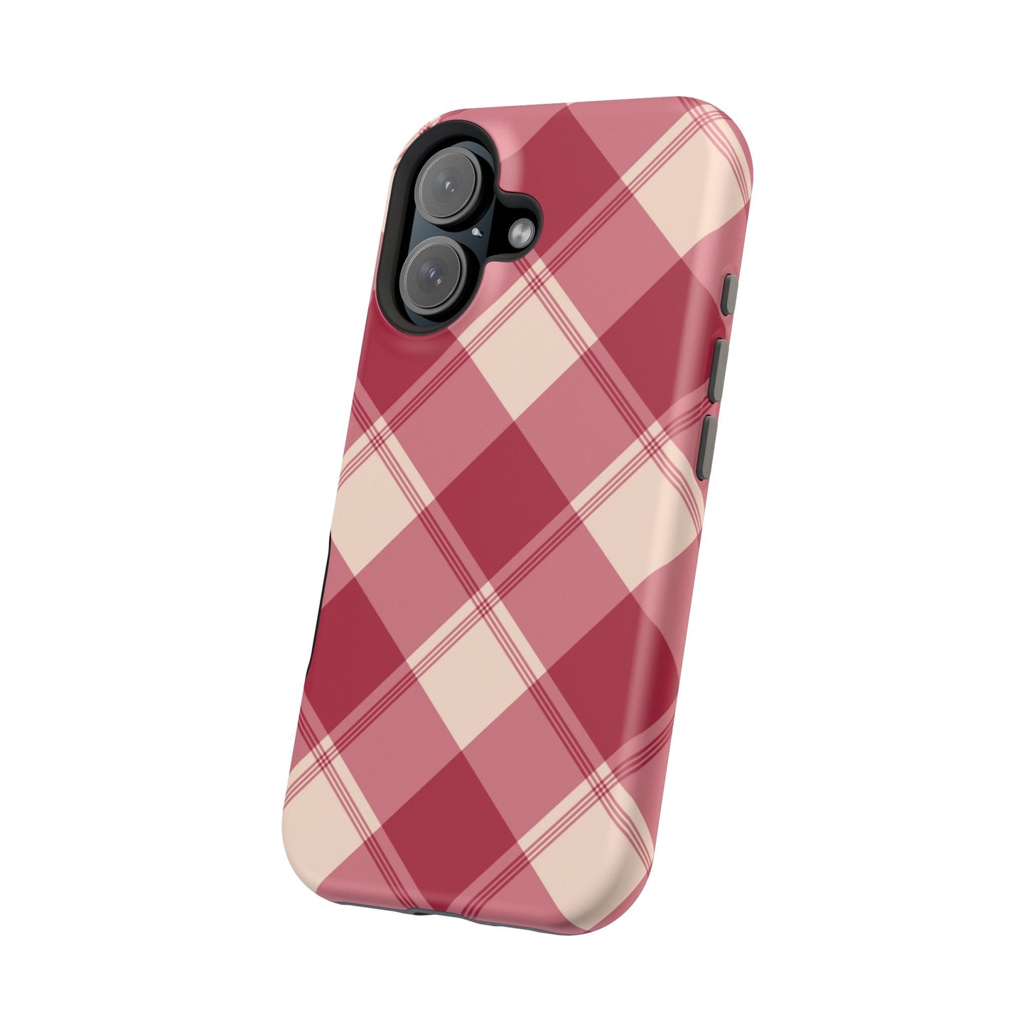 Classic Red Plaid MagSafe iPhone Case - BOGO Cases