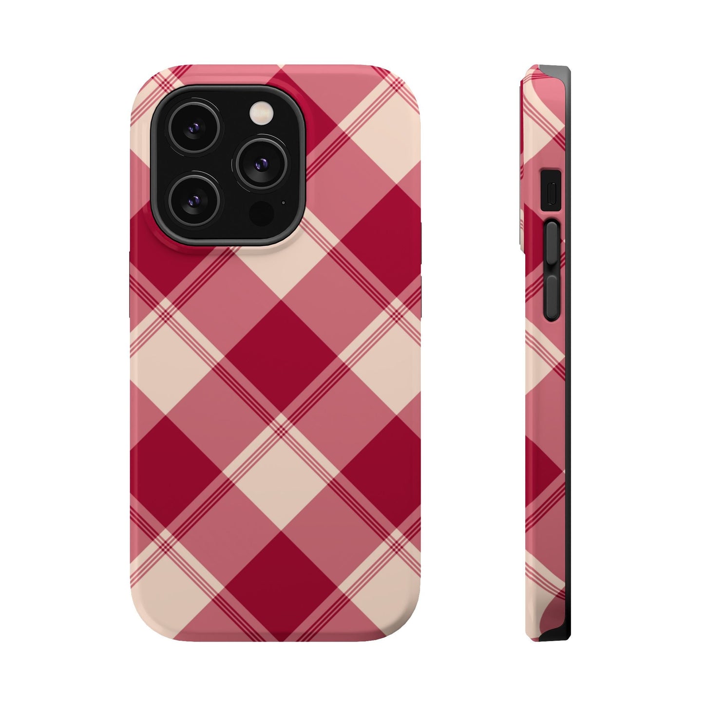 Classic Red Plaid MagSafe iPhone Case - BOGO Cases
