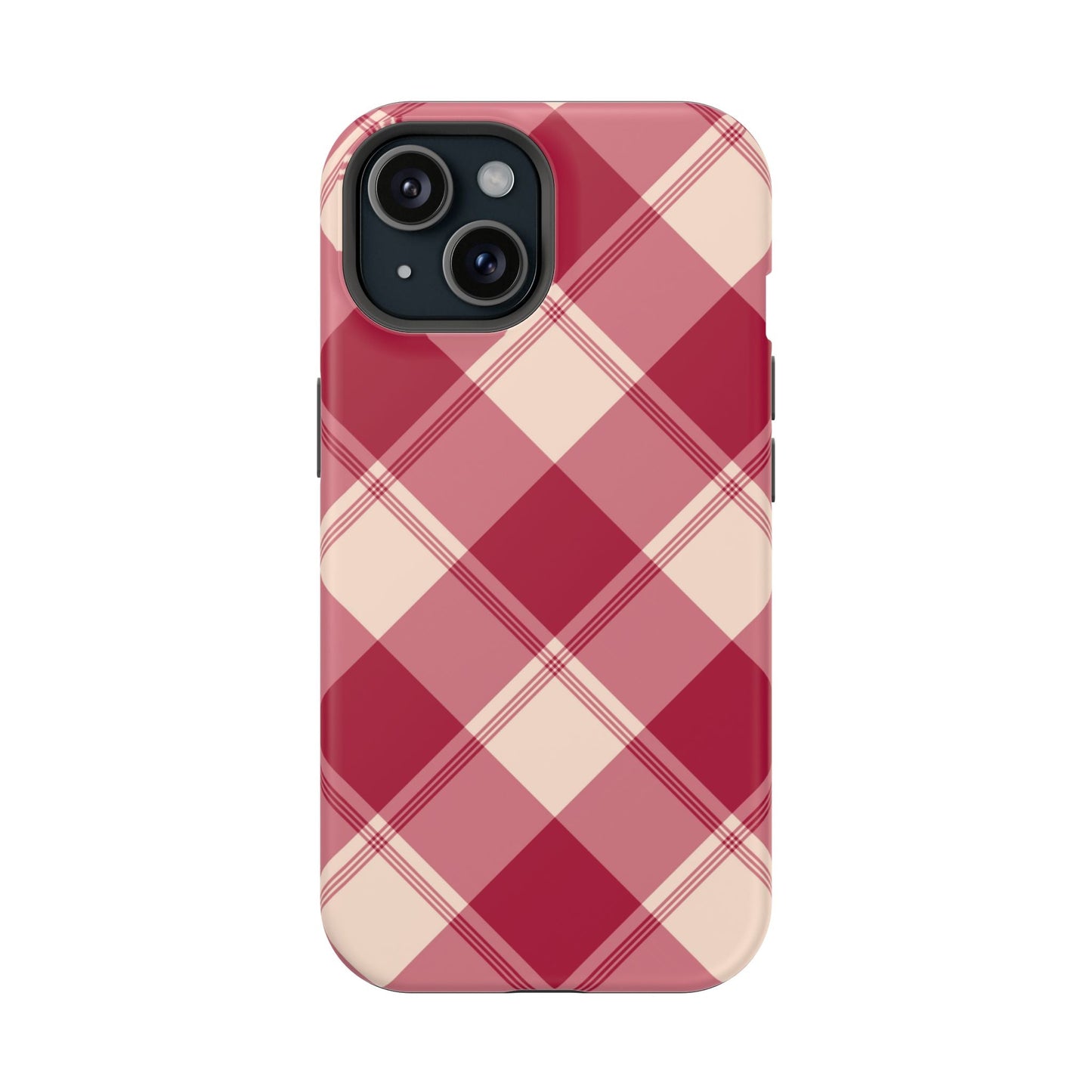 Classic Red Plaid MagSafe iPhone Case - BOGO Cases