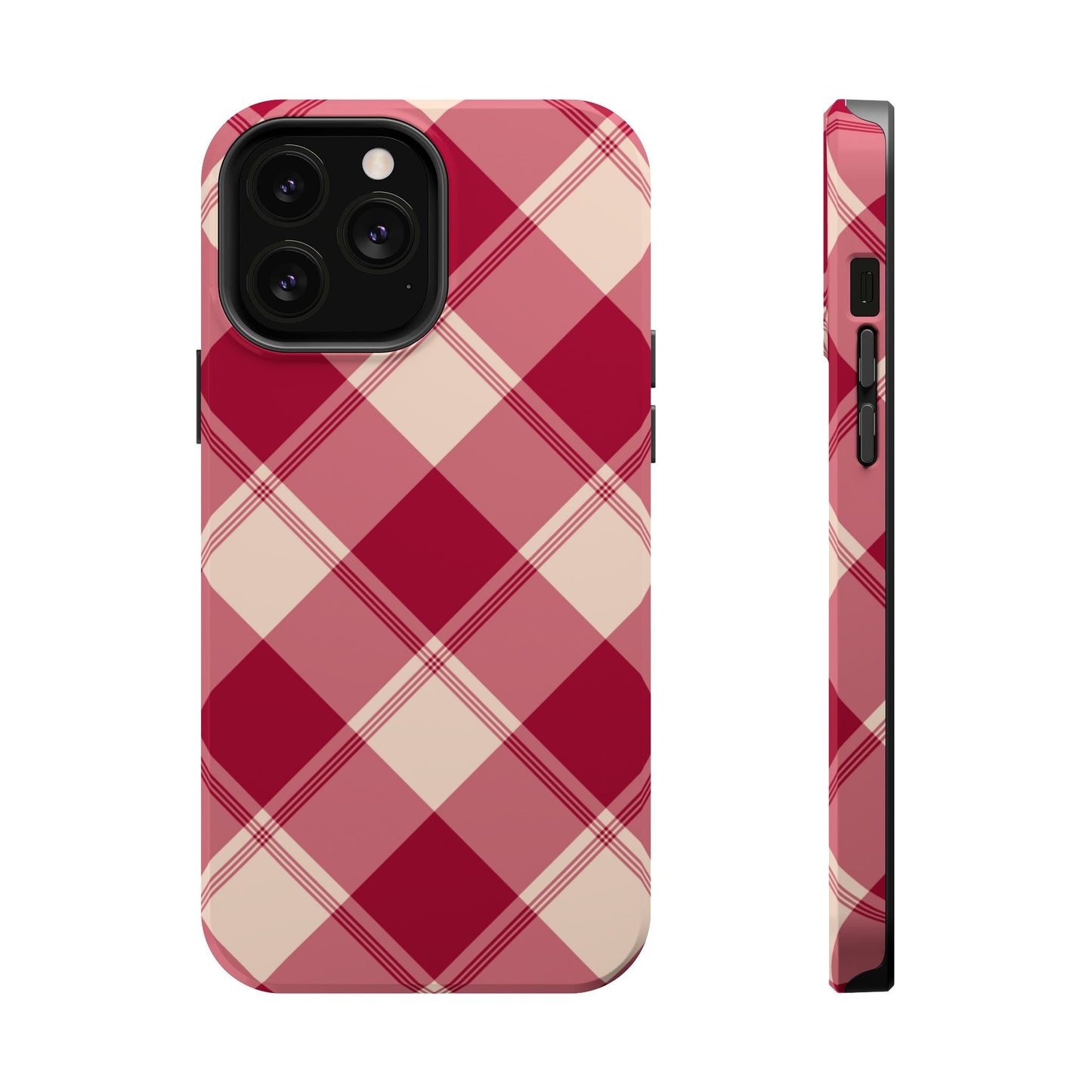 Classic Red Plaid MagSafe iPhone Case - BOGO Cases