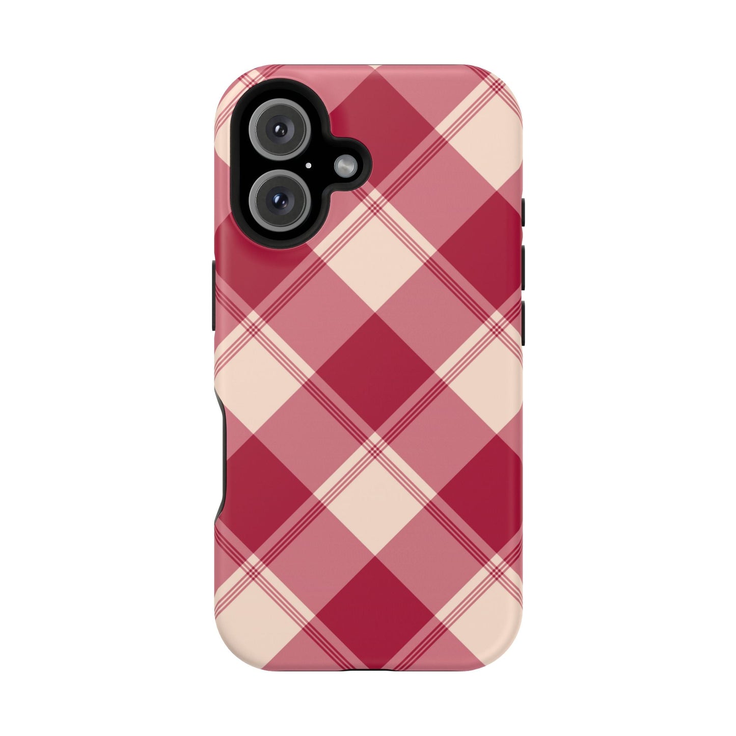 Classic Red Plaid MagSafe iPhone Case - BOGO Cases