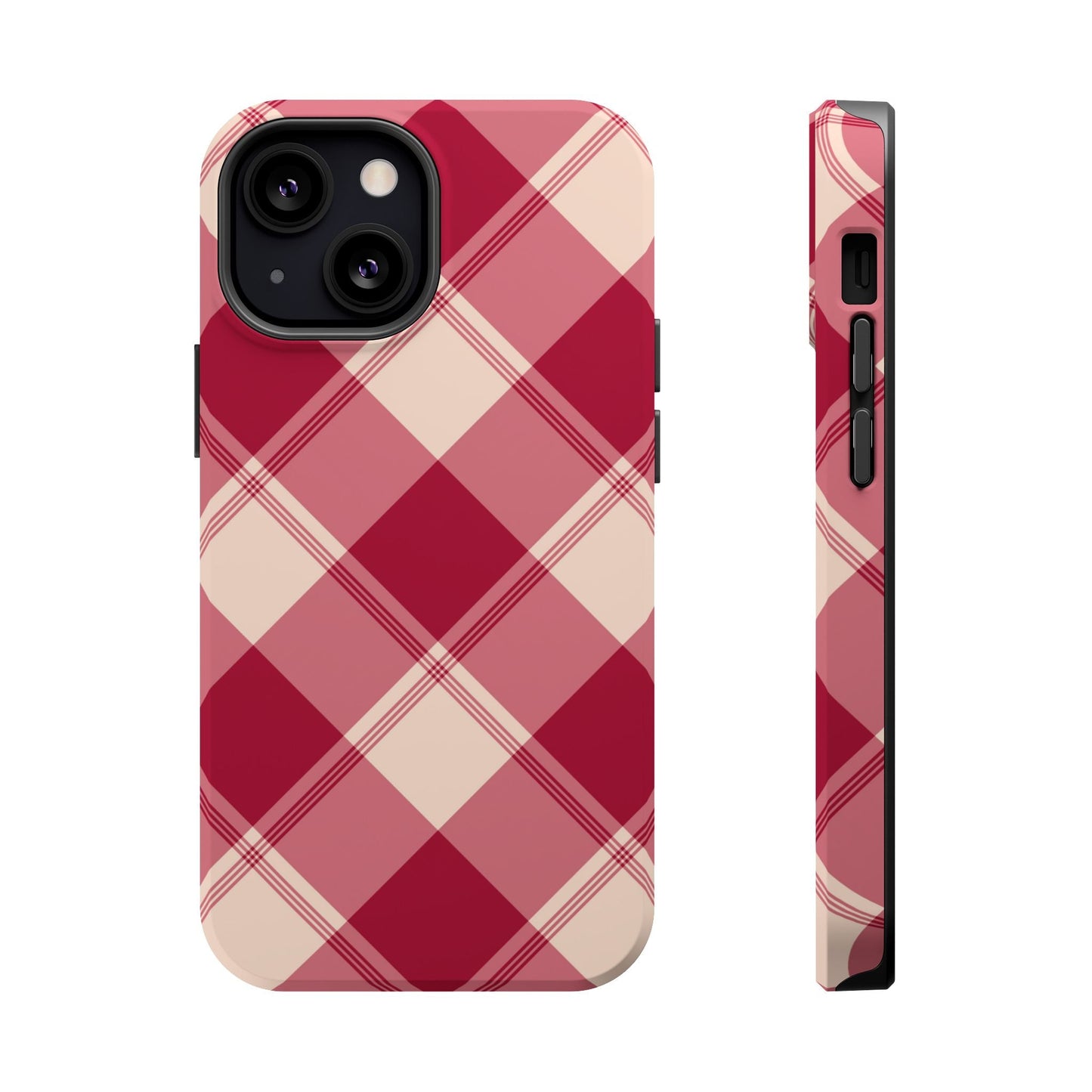 Classic Red Plaid MagSafe iPhone Case - BOGO Cases