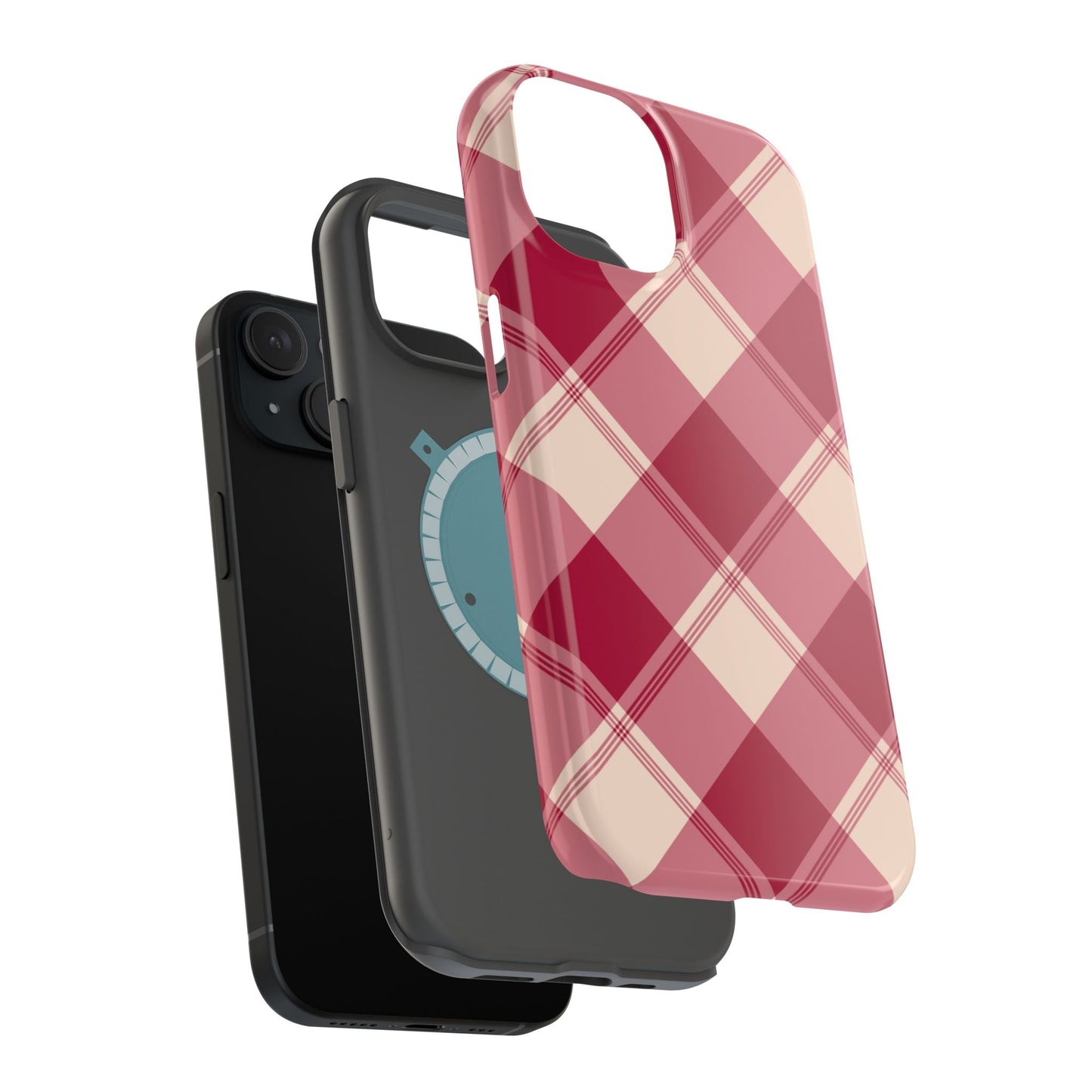 Classic Red Plaid MagSafe iPhone Case - BOGO Cases
