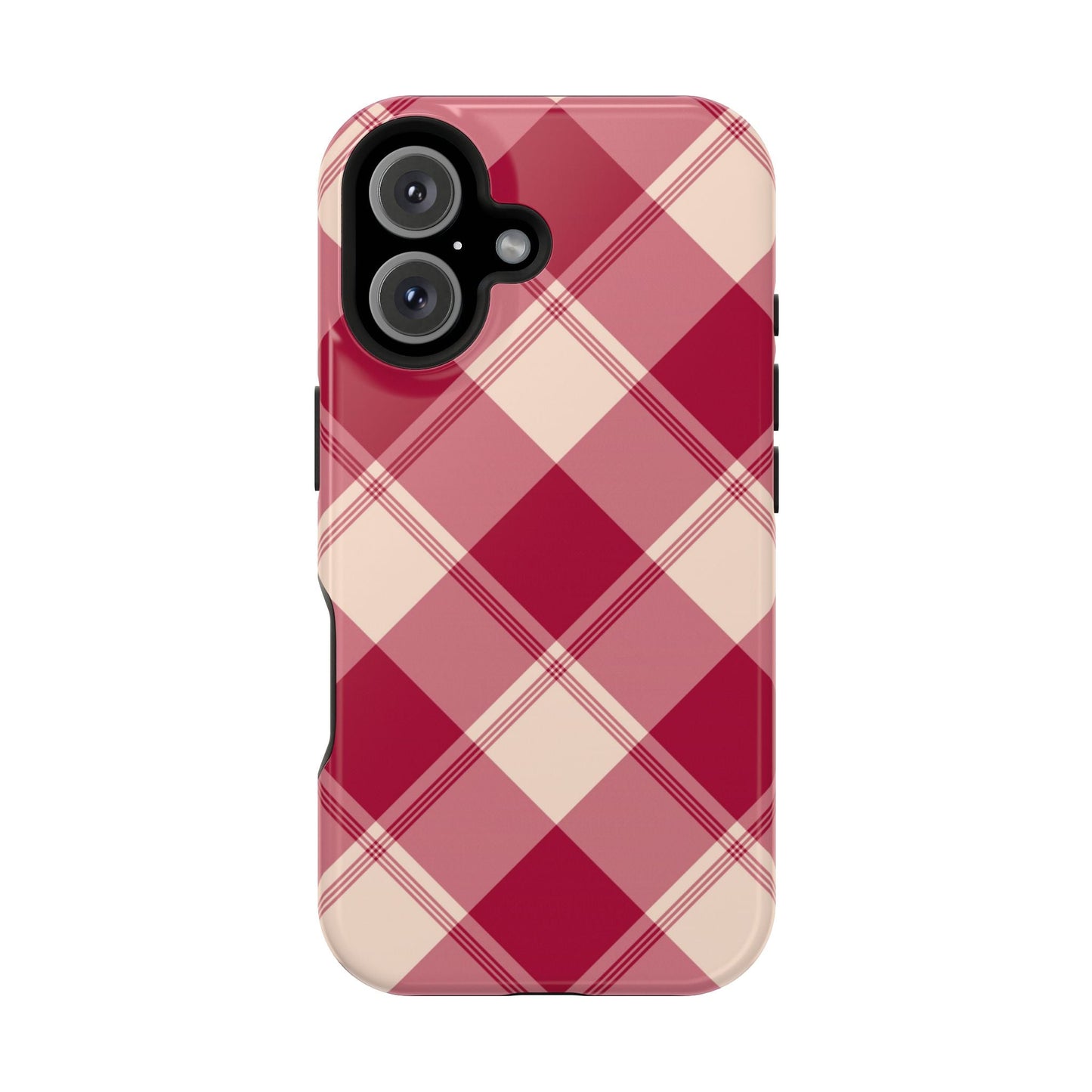 Classic Red Plaid MagSafe iPhone Case - BOGO Cases