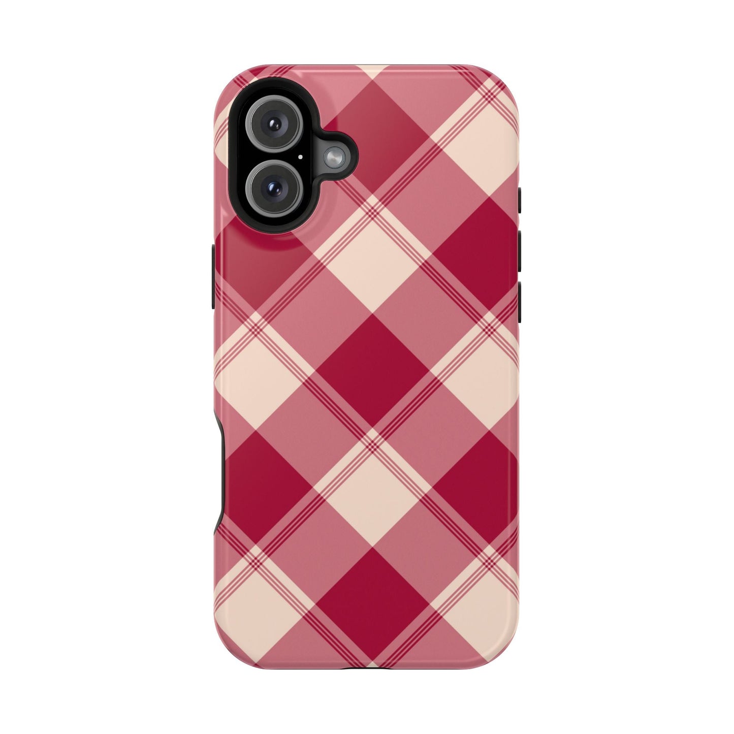 Classic Red Plaid MagSafe iPhone Case - BOGO Cases