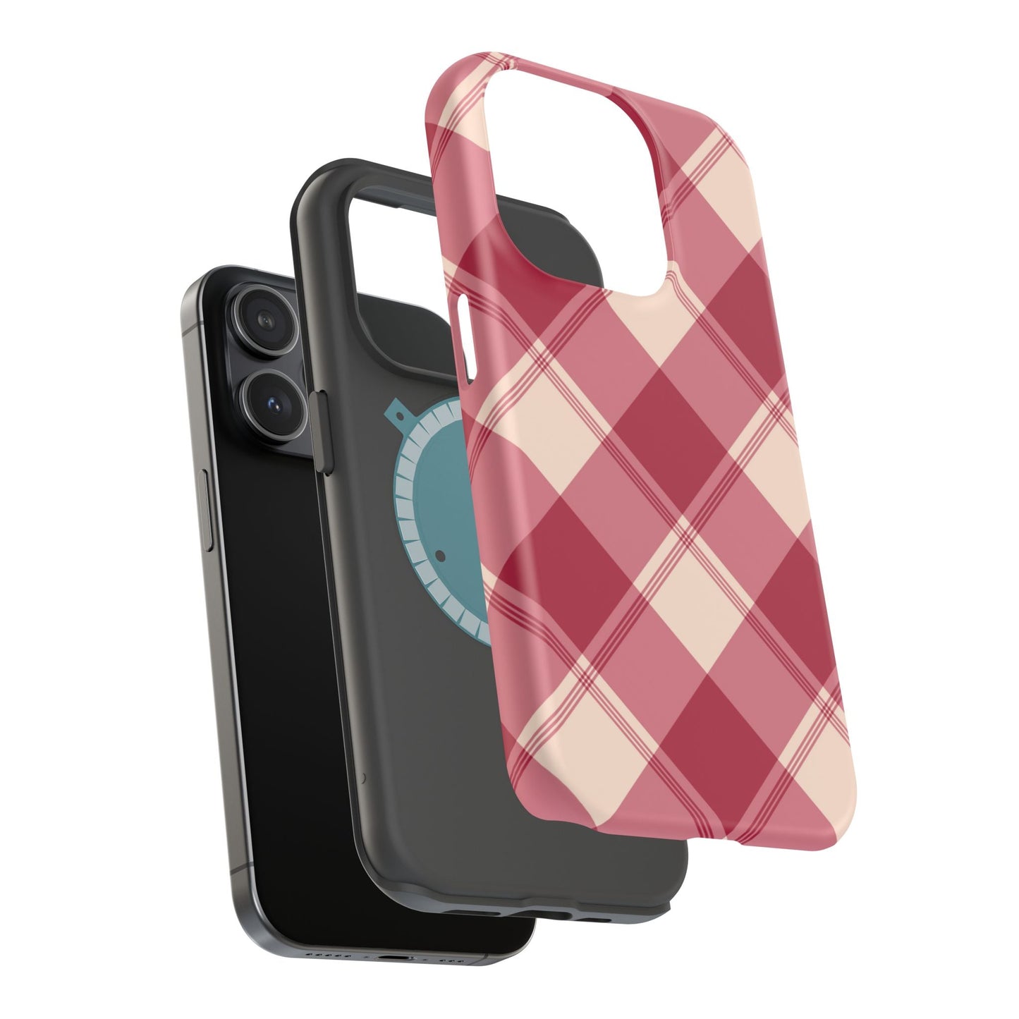 Classic Red Plaid MagSafe iPhone Case - BOGO Cases
