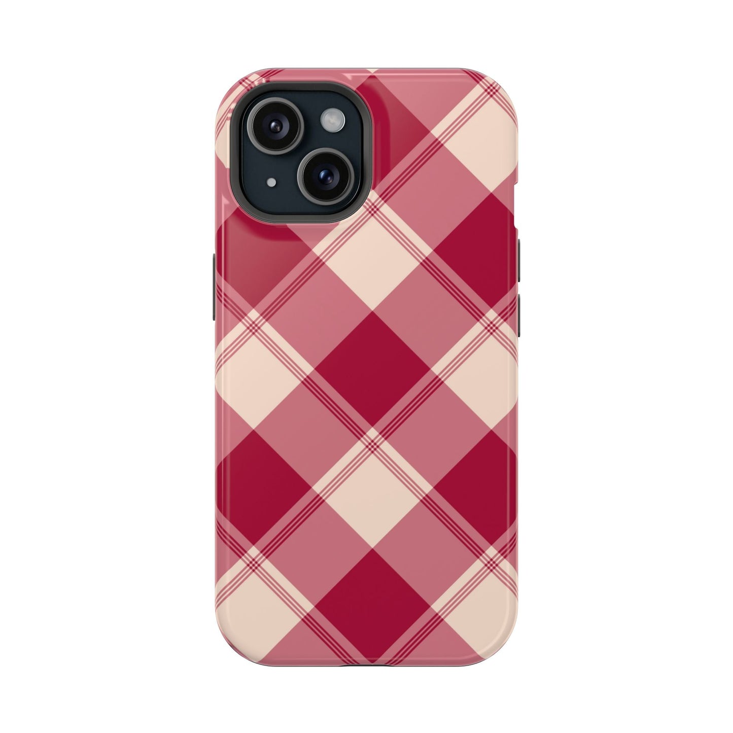 Classic Red Plaid MagSafe iPhone Case - BOGO Cases