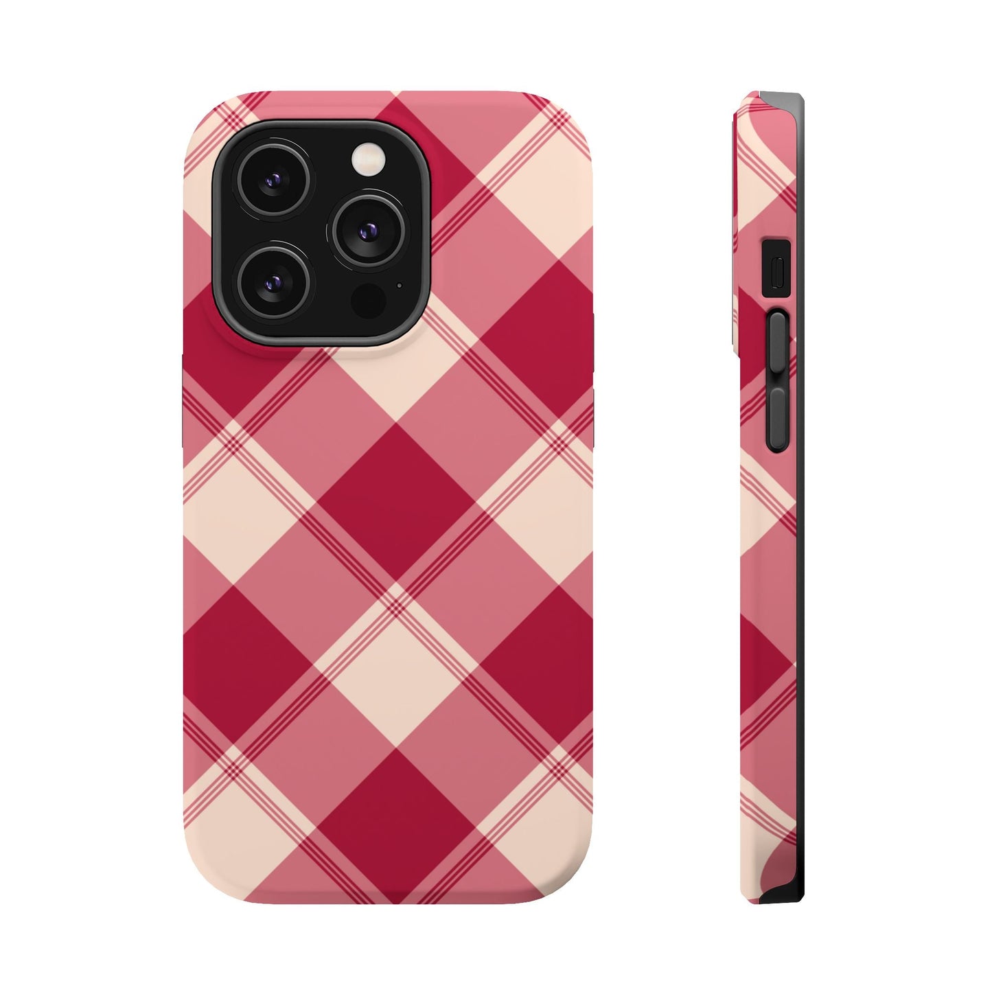 Classic Red Plaid MagSafe iPhone Case - BOGO Cases