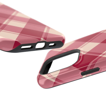 Classic Red Plaid MagSafe iPhone Case - BOGO Cases