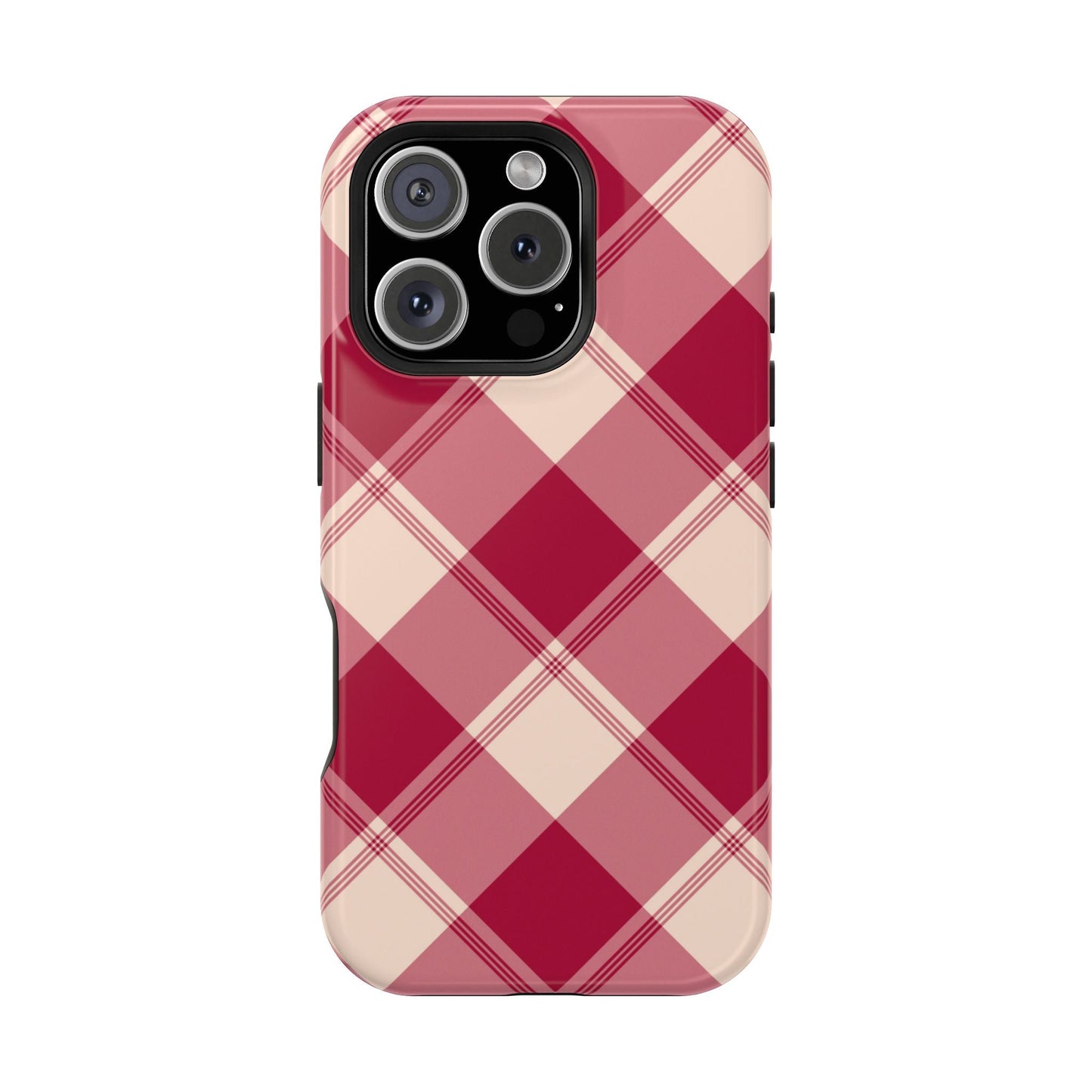 Classic Red Plaid MagSafe iPhone Case - BOGO Cases