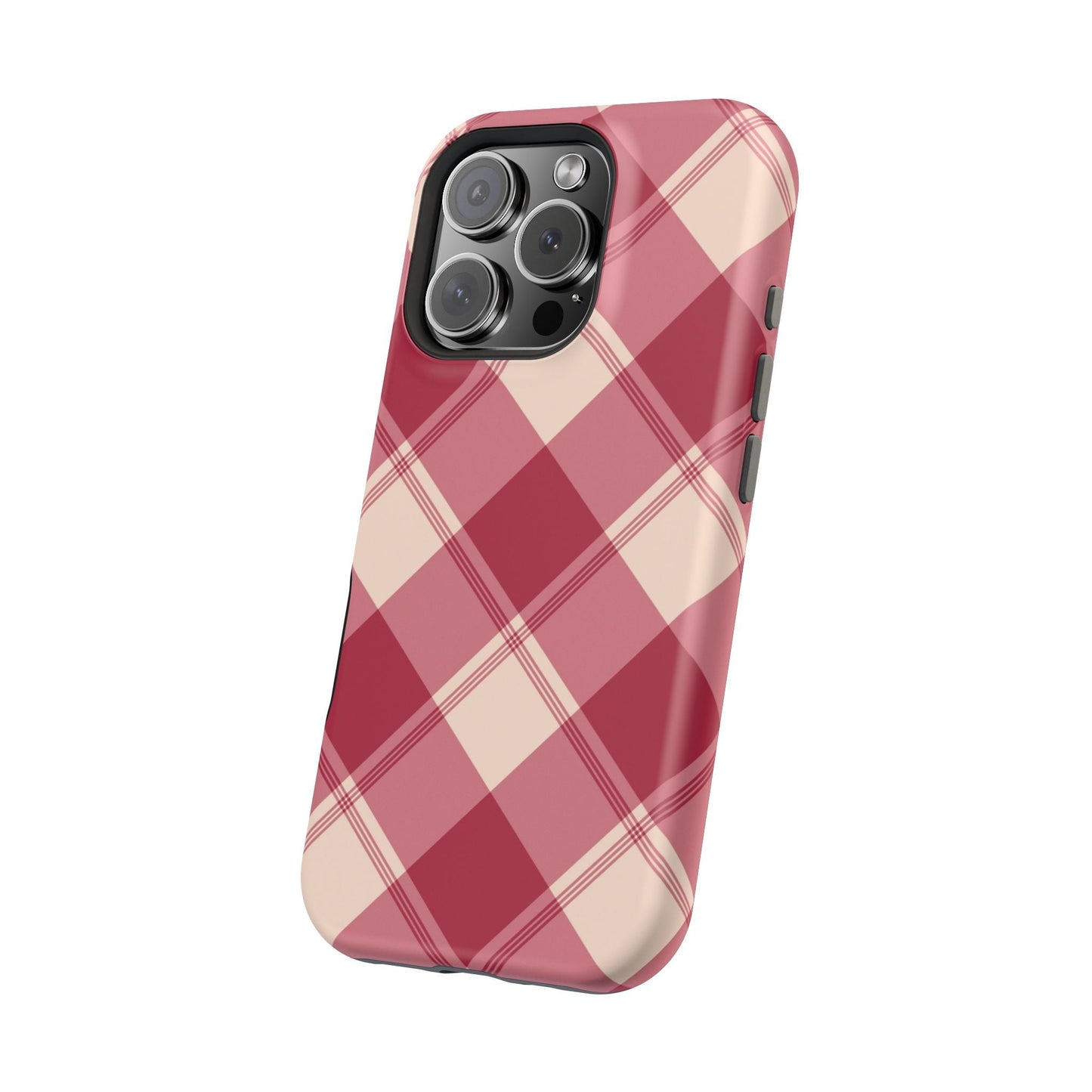 Classic Red Plaid MagSafe iPhone Case - BOGO Cases