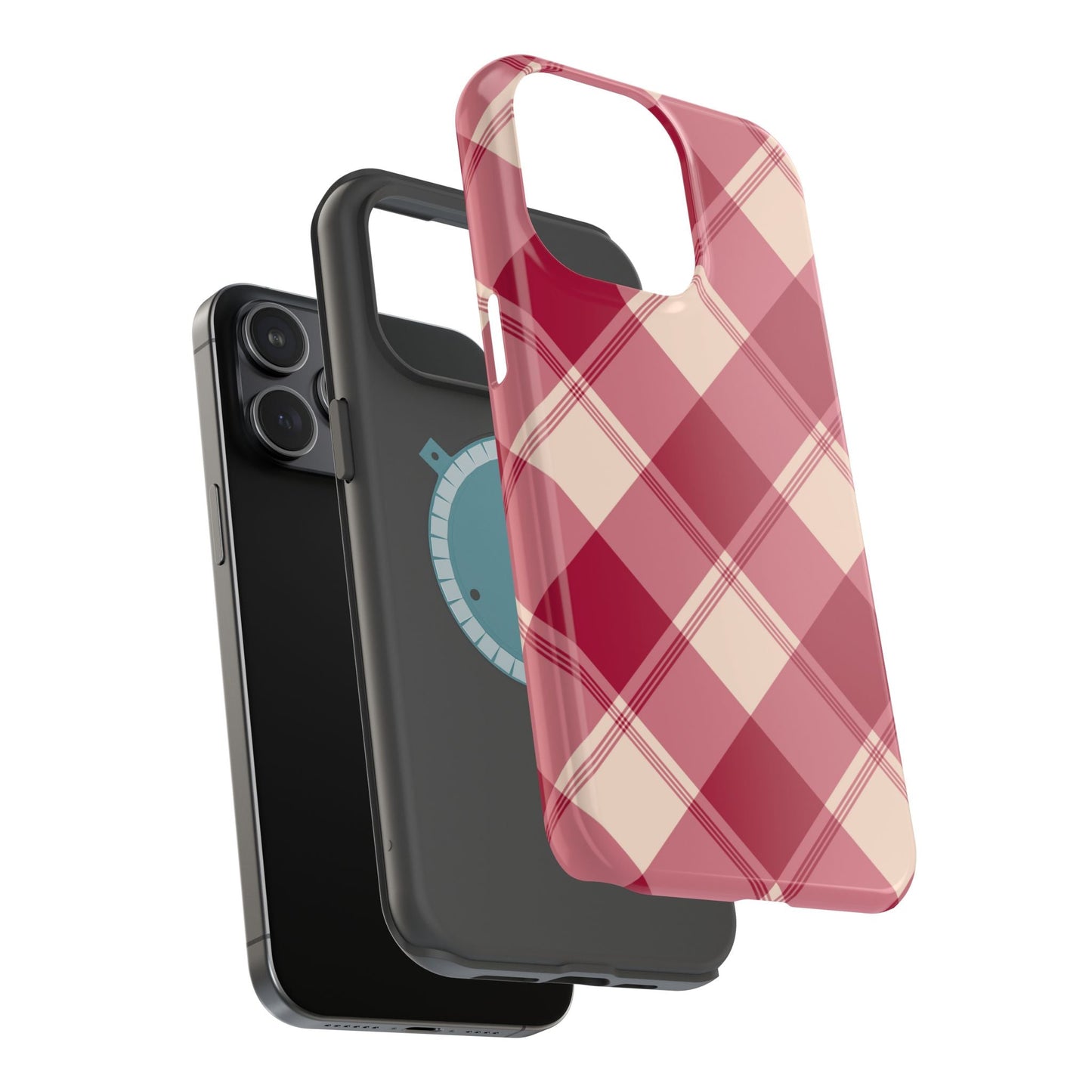 Classic Red Plaid MagSafe iPhone Case - BOGO Cases