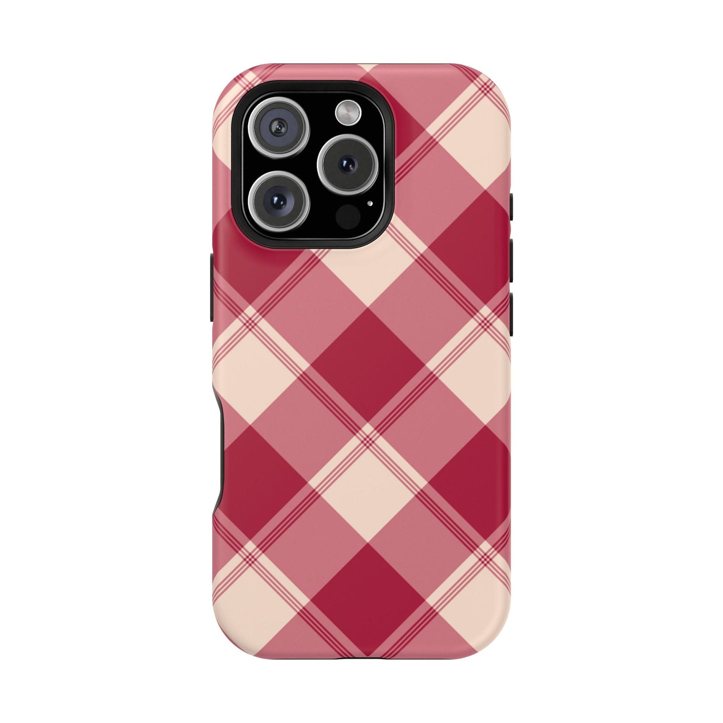 Classic Red Plaid MagSafe iPhone Case - BOGO Cases