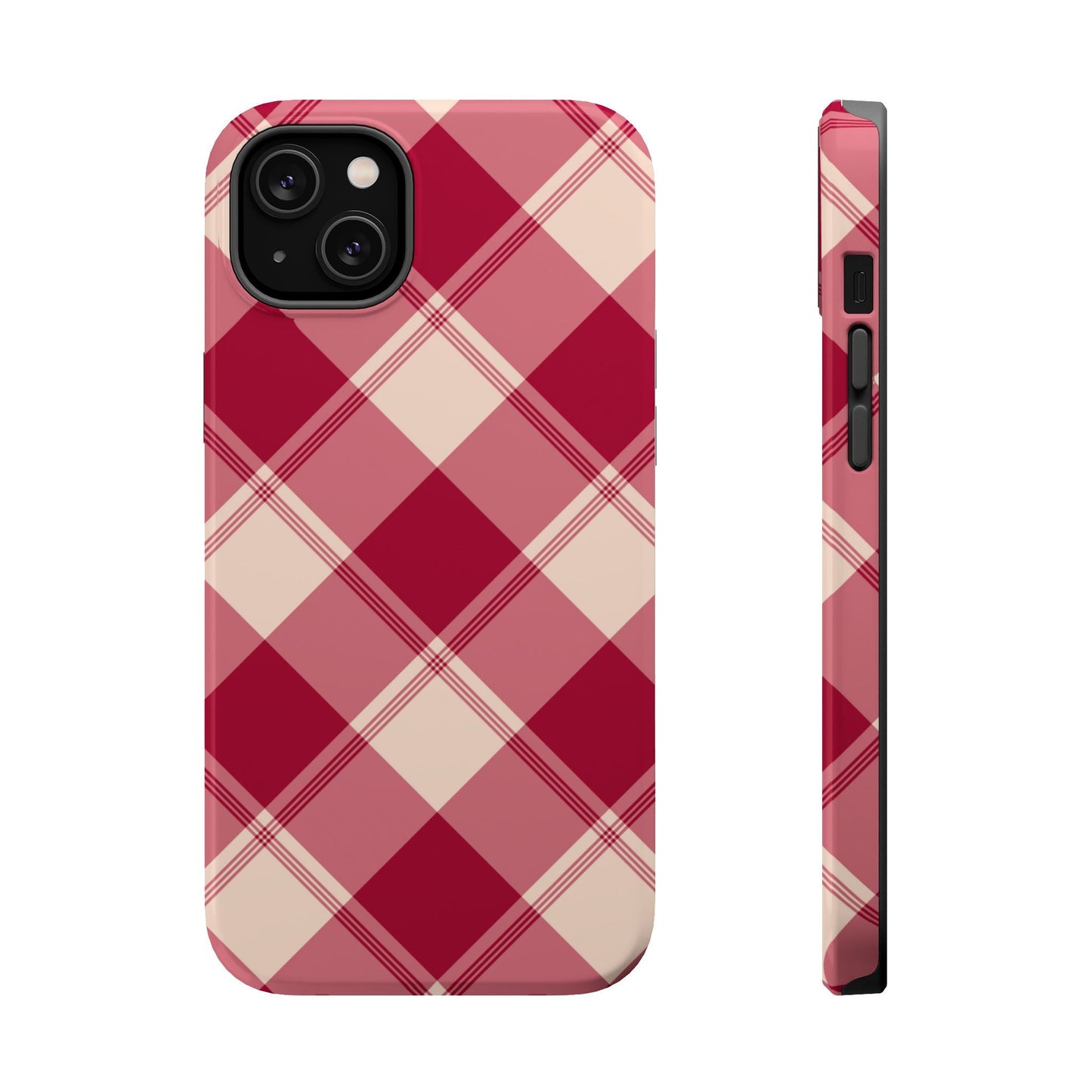 Classic Red Plaid MagSafe iPhone Case - BOGO Cases