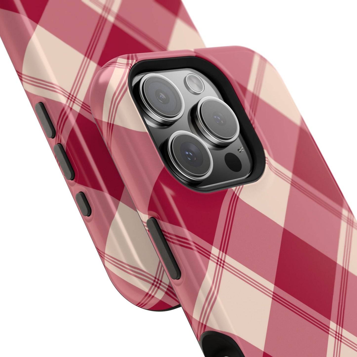 Classic Red Plaid MagSafe iPhone Case - BOGO Cases