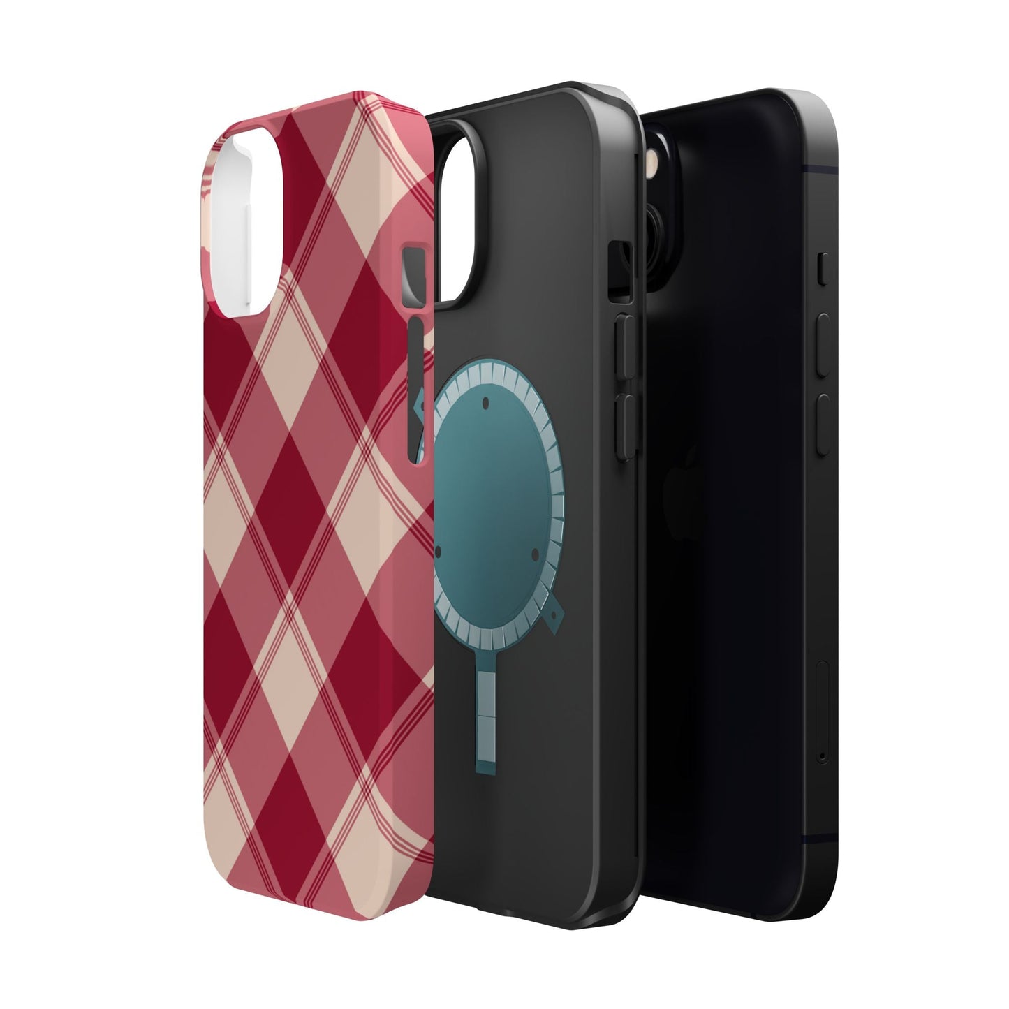 Classic Red Plaid MagSafe iPhone Case - BOGO Cases