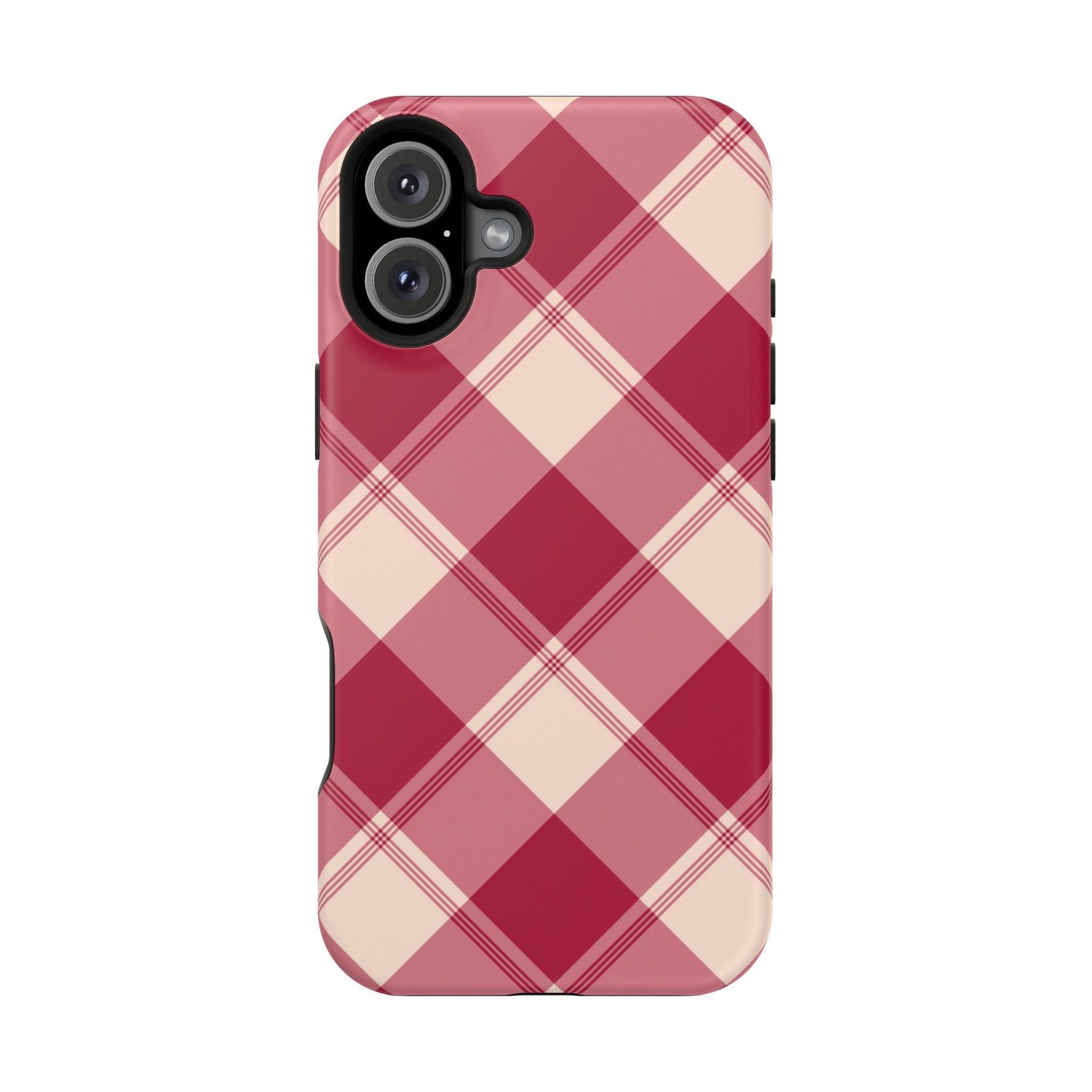 Classic Red Plaid MagSafe iPhone Case - BOGO Cases