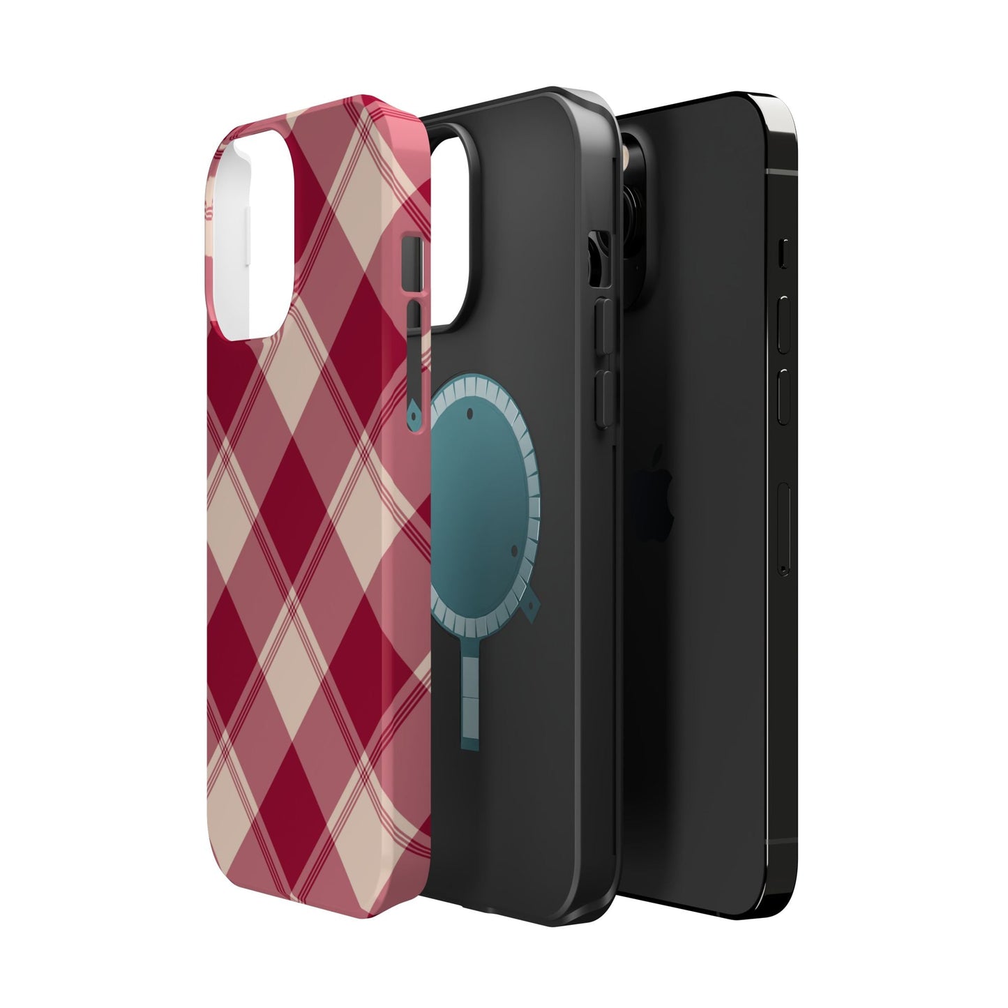 Classic Red Plaid MagSafe iPhone Case - BOGO Cases