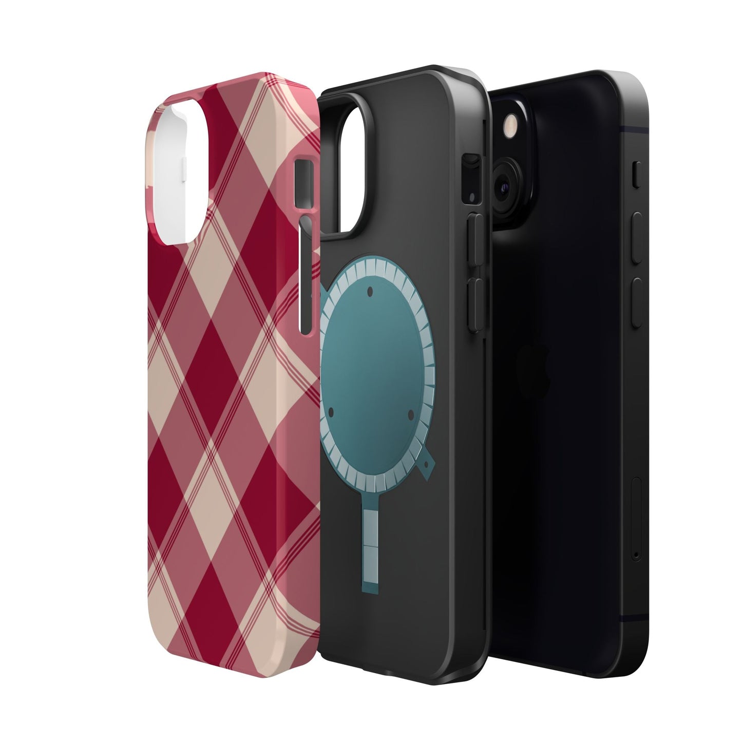 Classic Red Plaid MagSafe iPhone Case - BOGO Cases