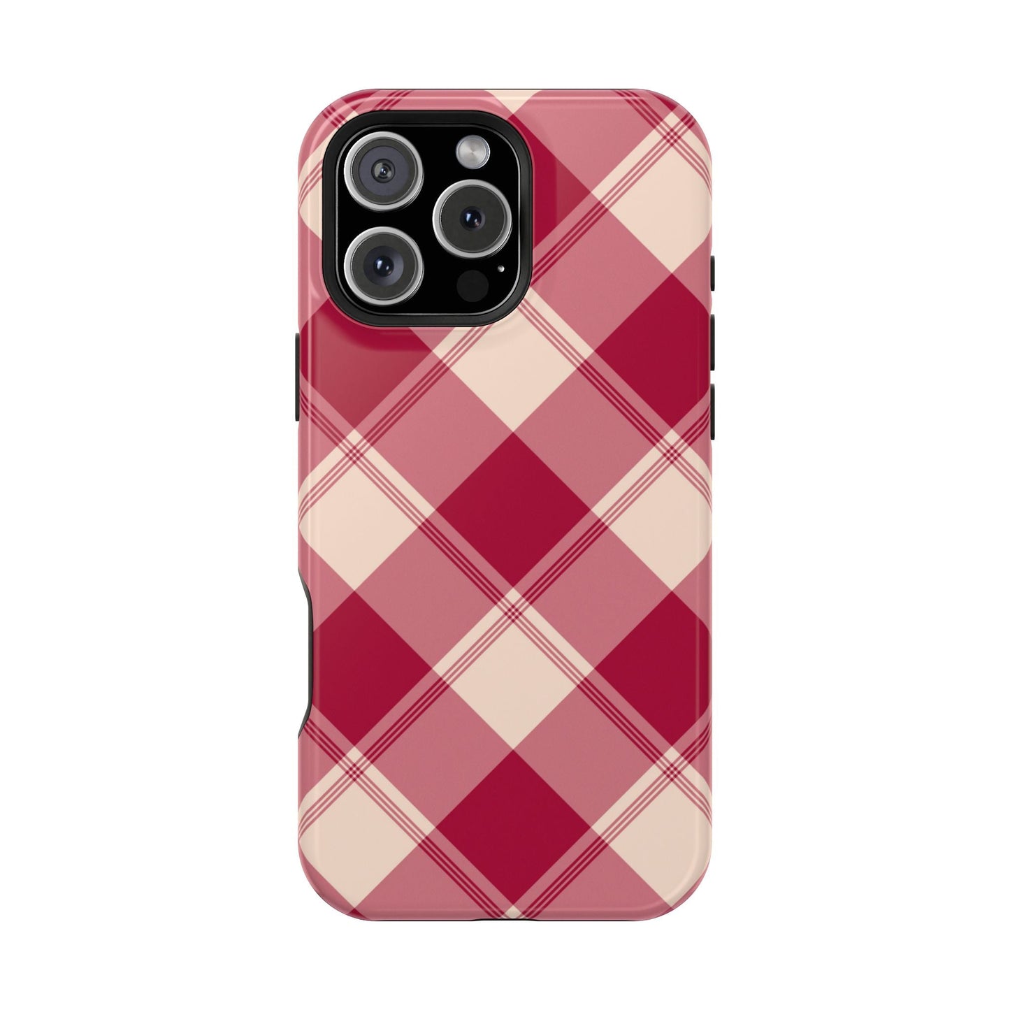 Classic Red Plaid MagSafe iPhone Case - BOGO Cases