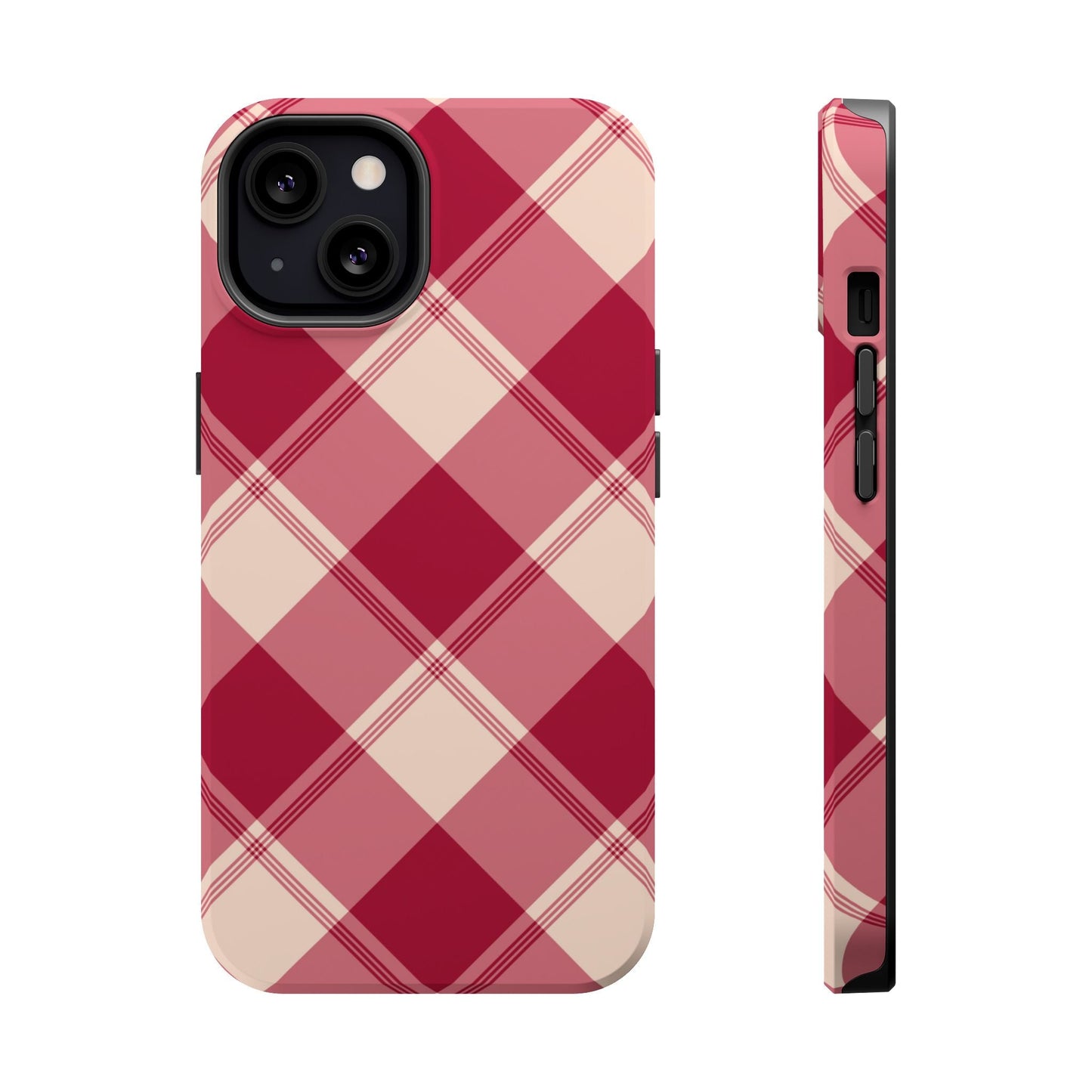 Classic Red Plaid MagSafe iPhone Case - BOGO Cases