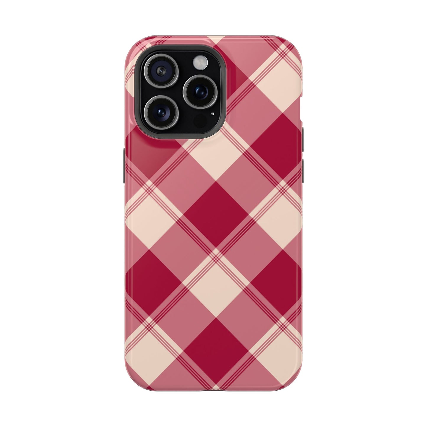 Classic Red Plaid MagSafe iPhone Case - BOGO Cases